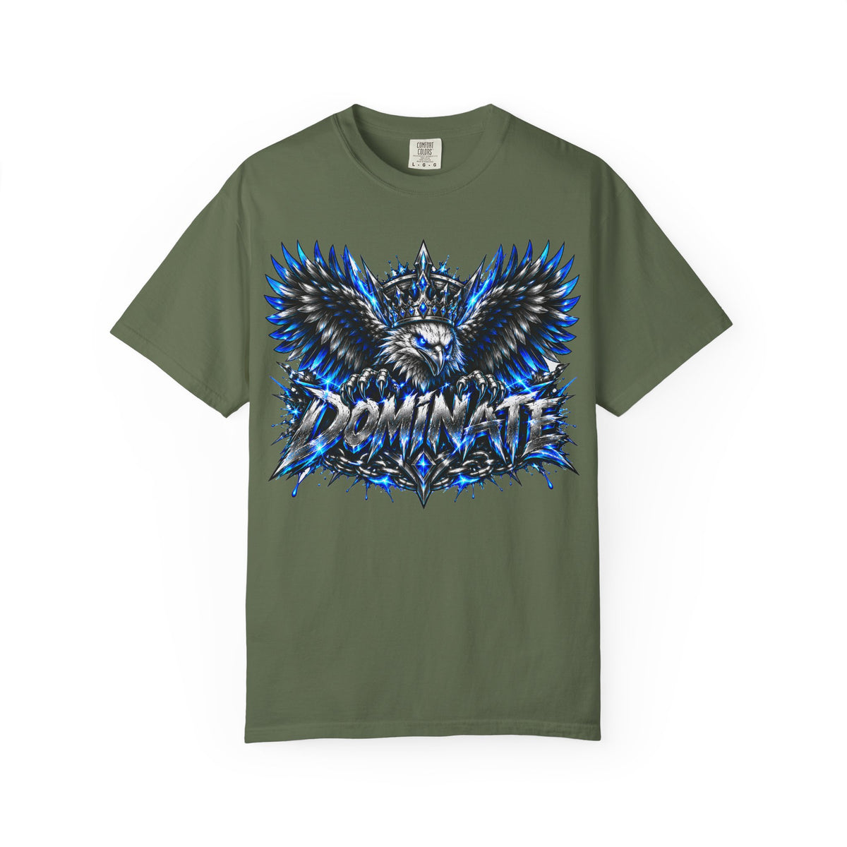 Dominate Eagle Graphic T-Shirt — Bold Crowned Eagle Design