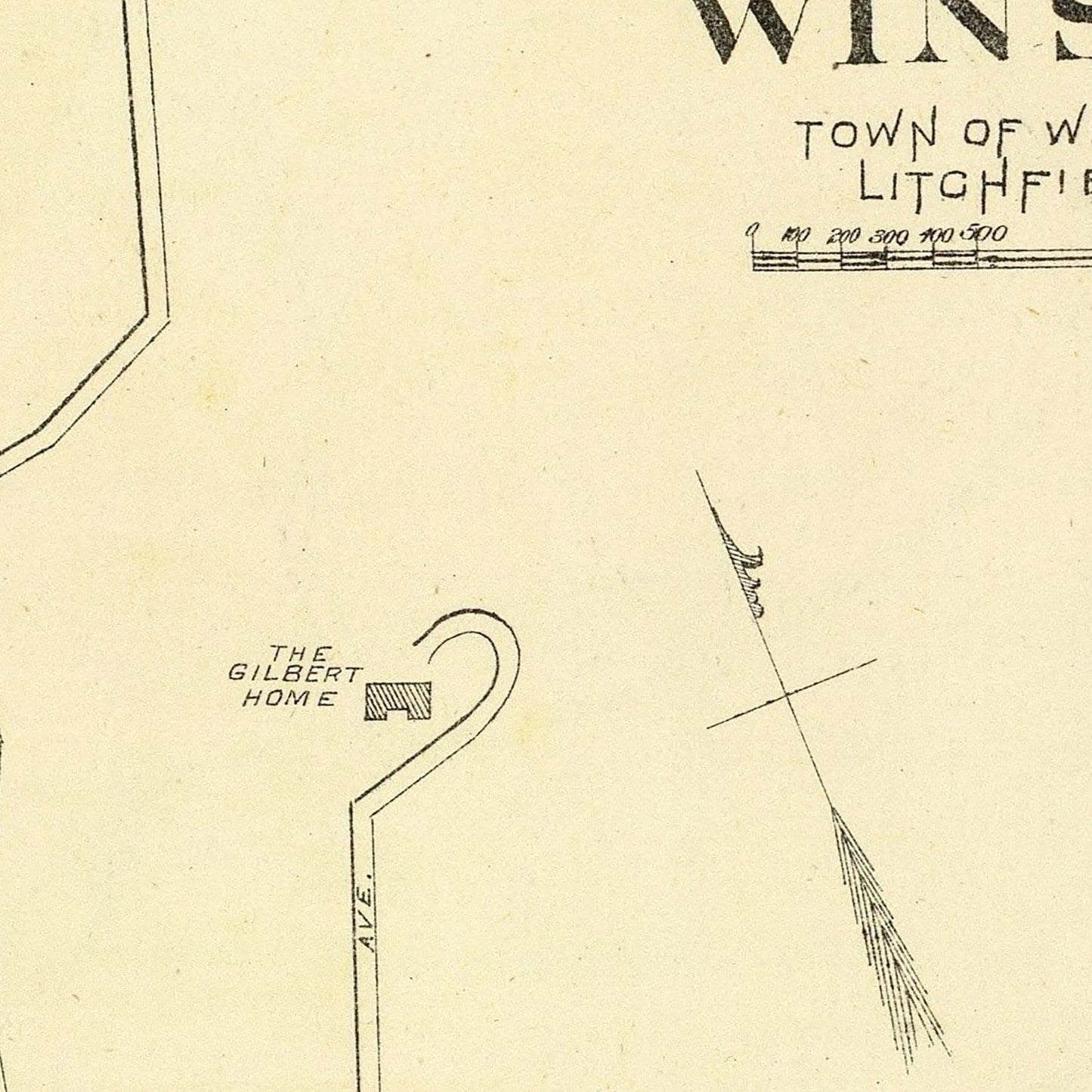 Vintage Map of Terryville, Connecticut 1893