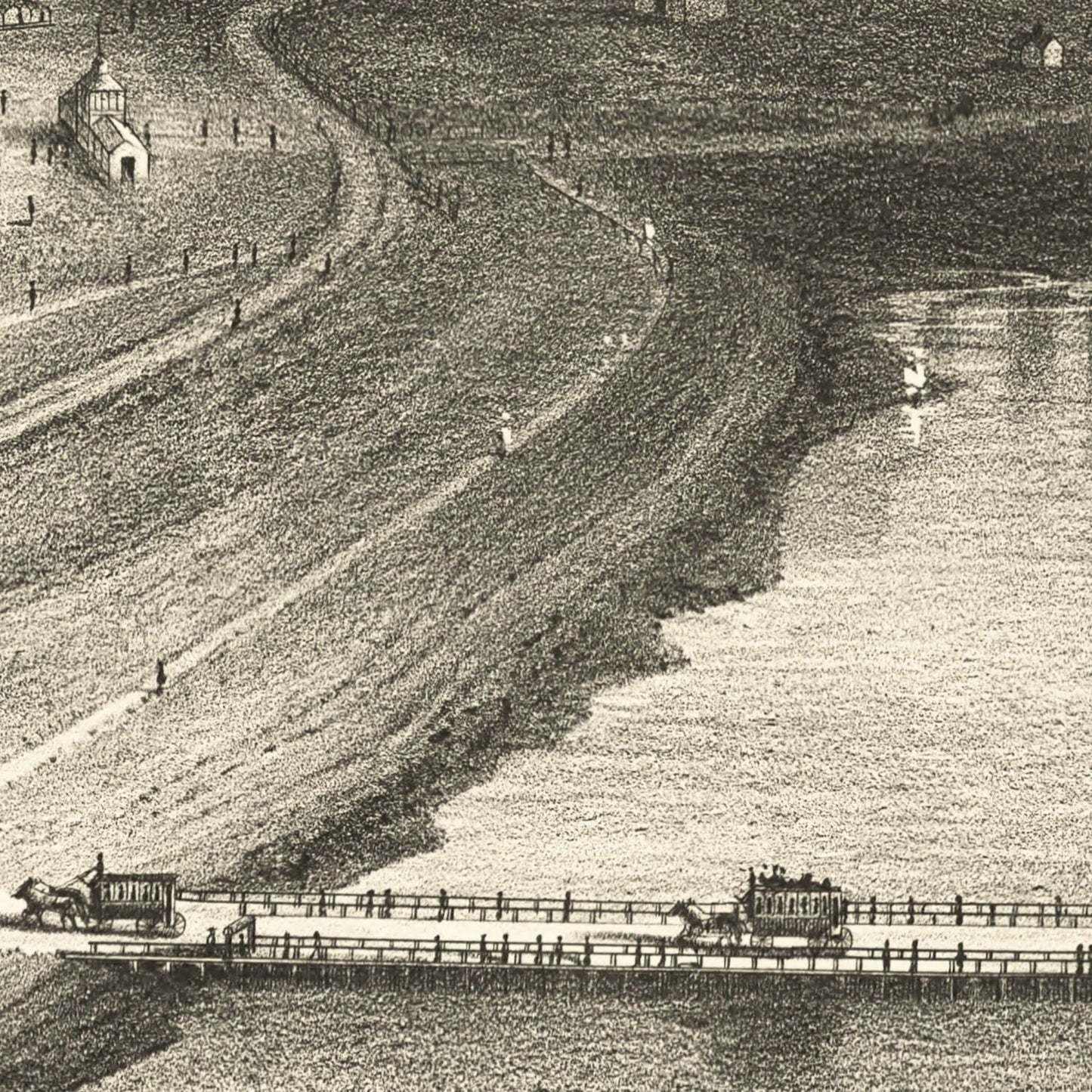 Vintage Map of Nantasket Beach, Massachusetts 1879