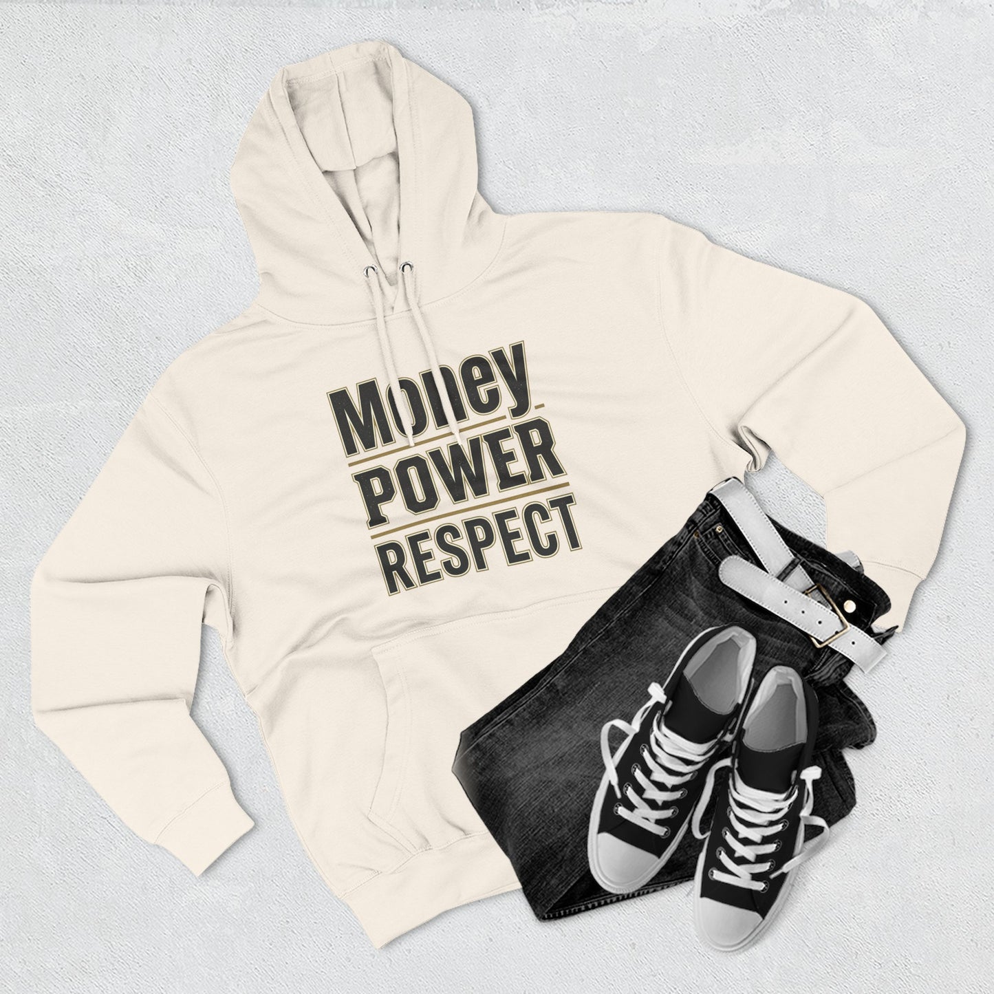 Money • Power • Respect Hoodie – Bold Graphic Fleece Pullover