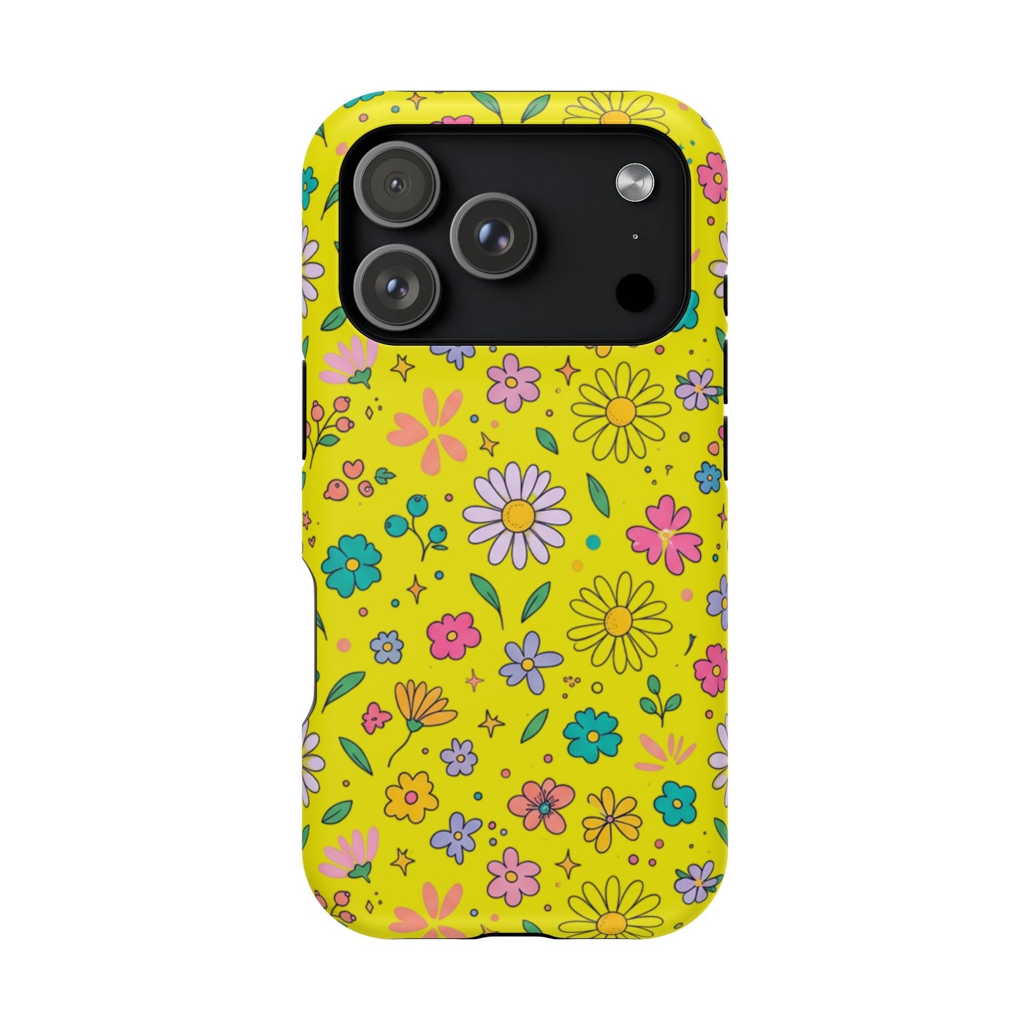 Floral Ditsy Phone Case — Magnetic Impact-Resistant Protective Cover