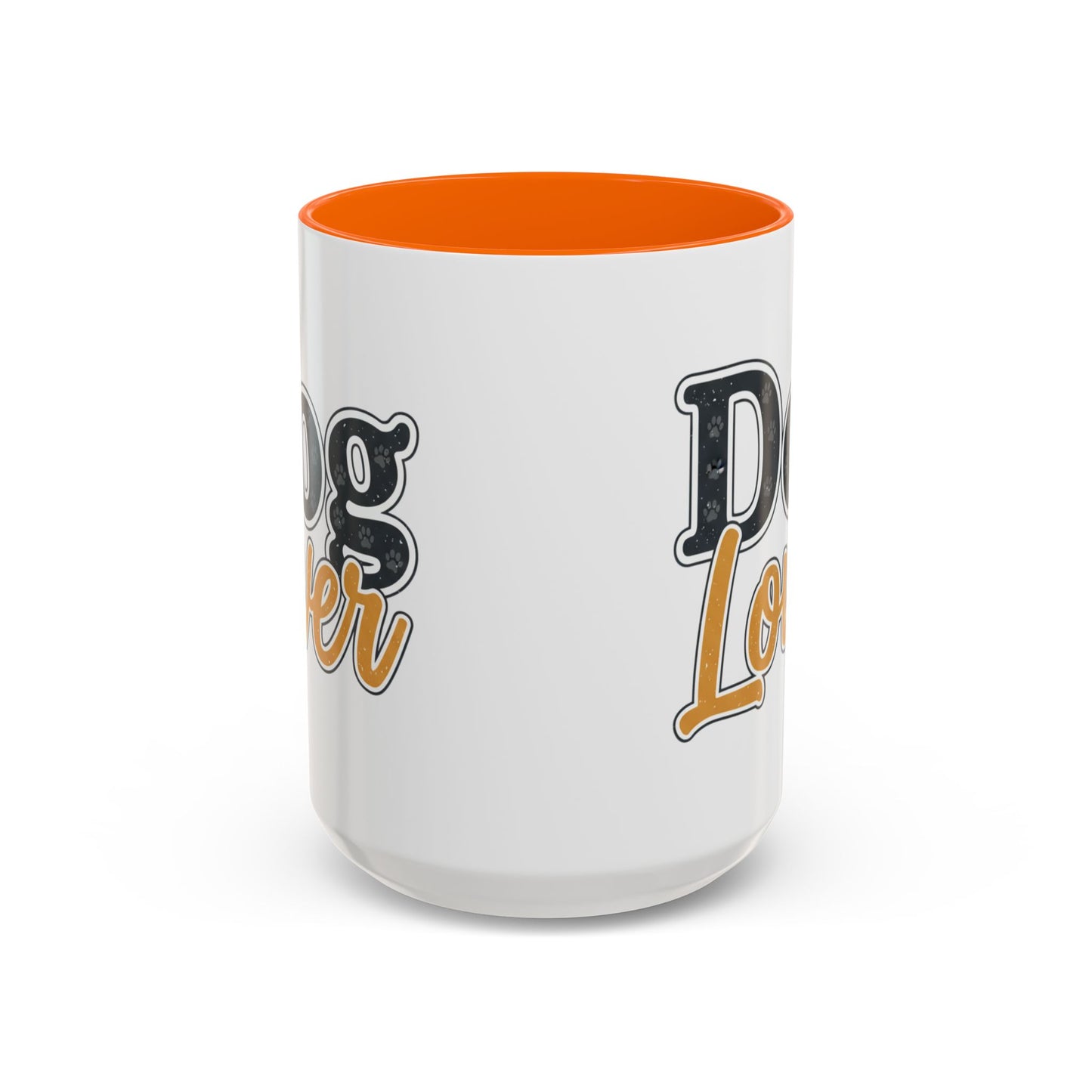Dog Lover Accent Coffee Mug — 'Dog Lover' 11/15oz Ceramic Mug