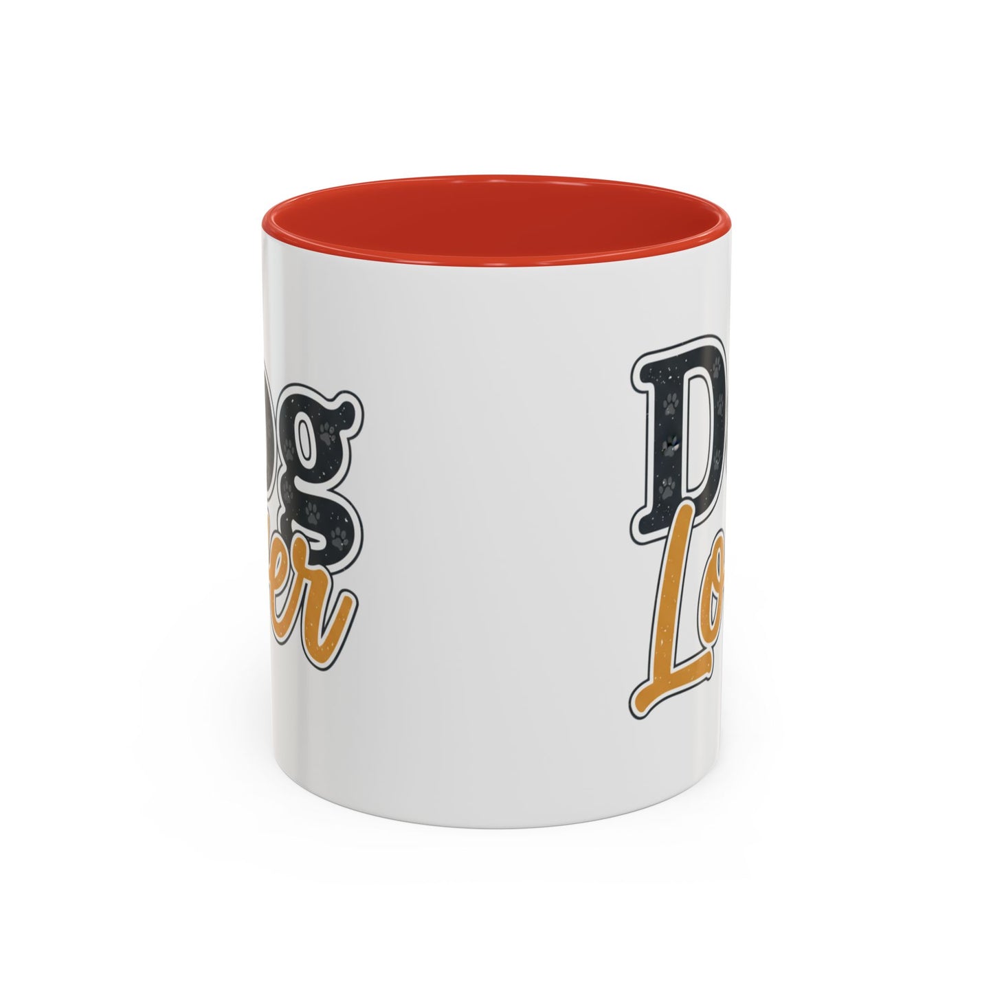 Dog Lover Accent Coffee Mug — 'Dog Lover' 11/15oz Ceramic Mug