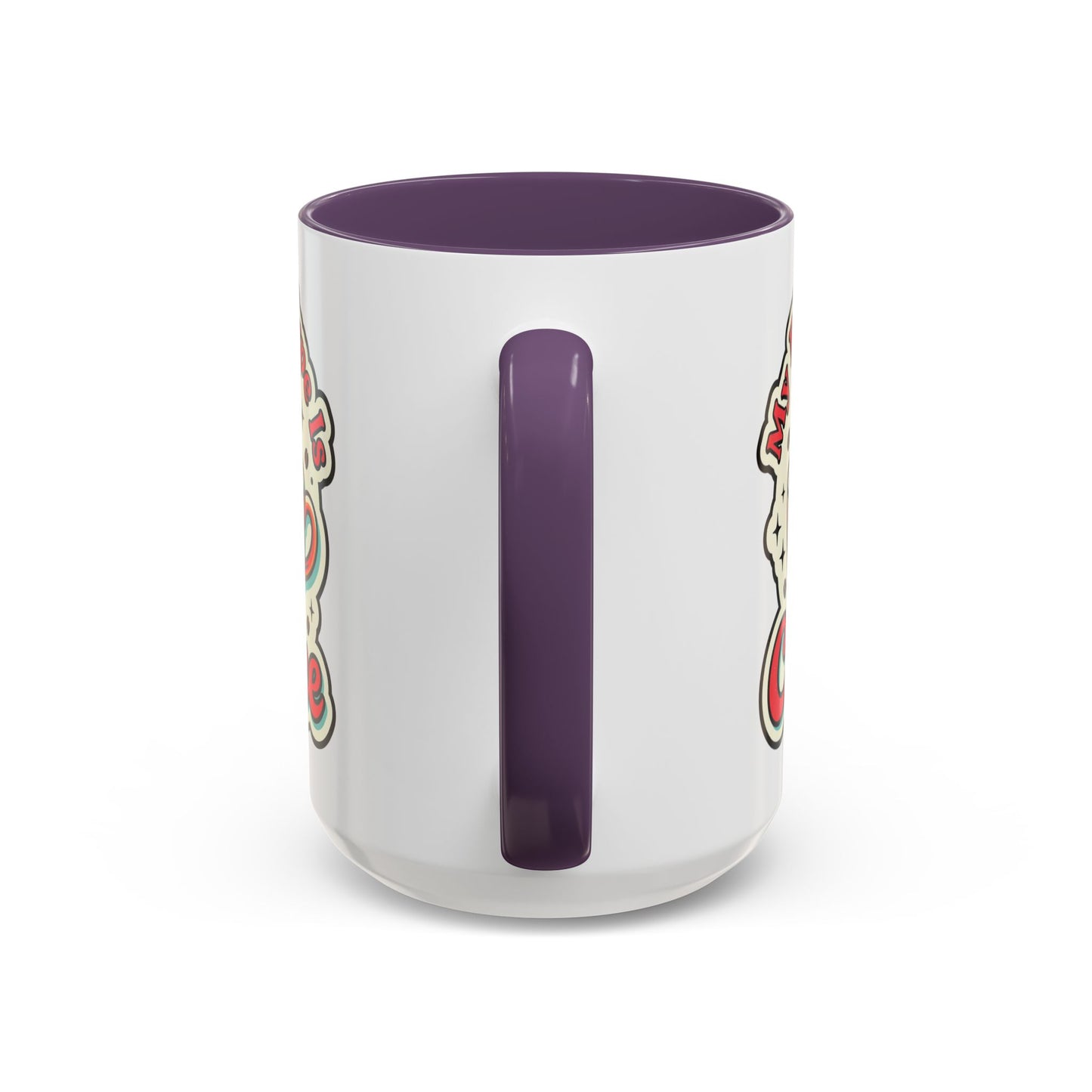Coffee Mug - "My Blood Type Is Coffee" Accent Ceramic Mug (11oz & 15oz)