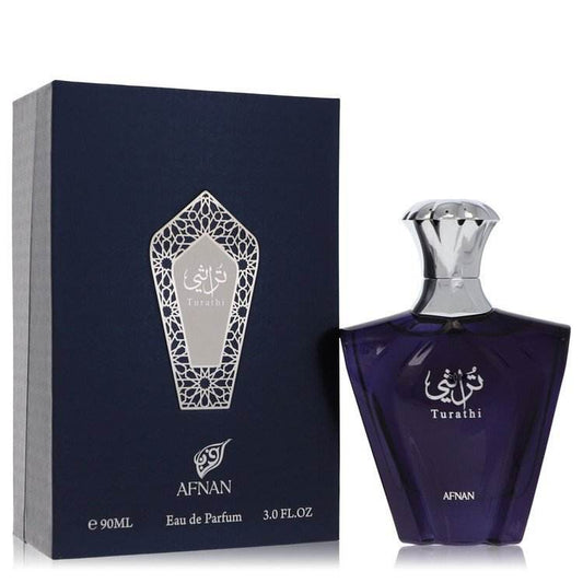 Afnan Turathi Blue Eau de Parfum Spray 3 oz for Men