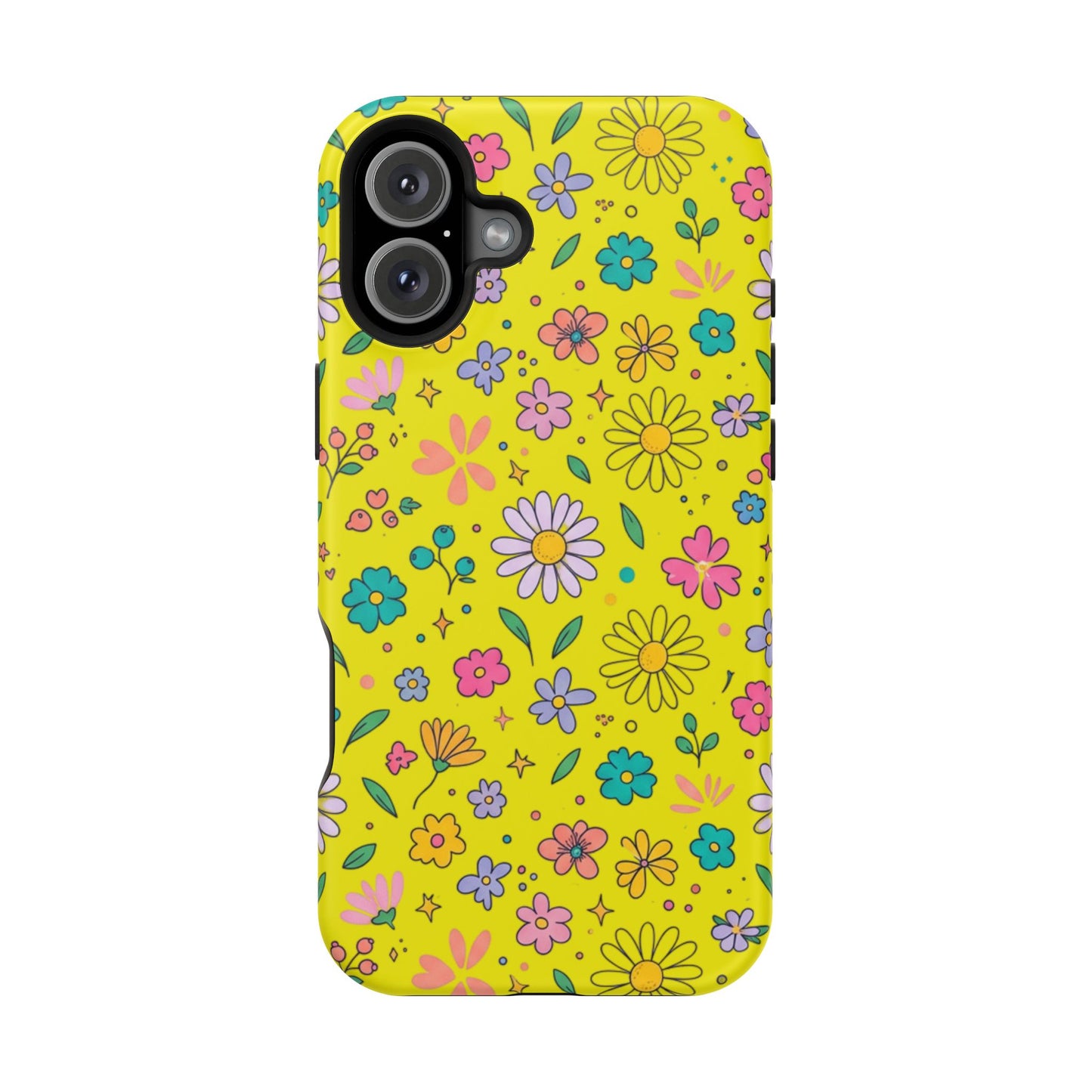 Floral Ditsy Phone Case — Magnetic Impact-Resistant Protective Cover