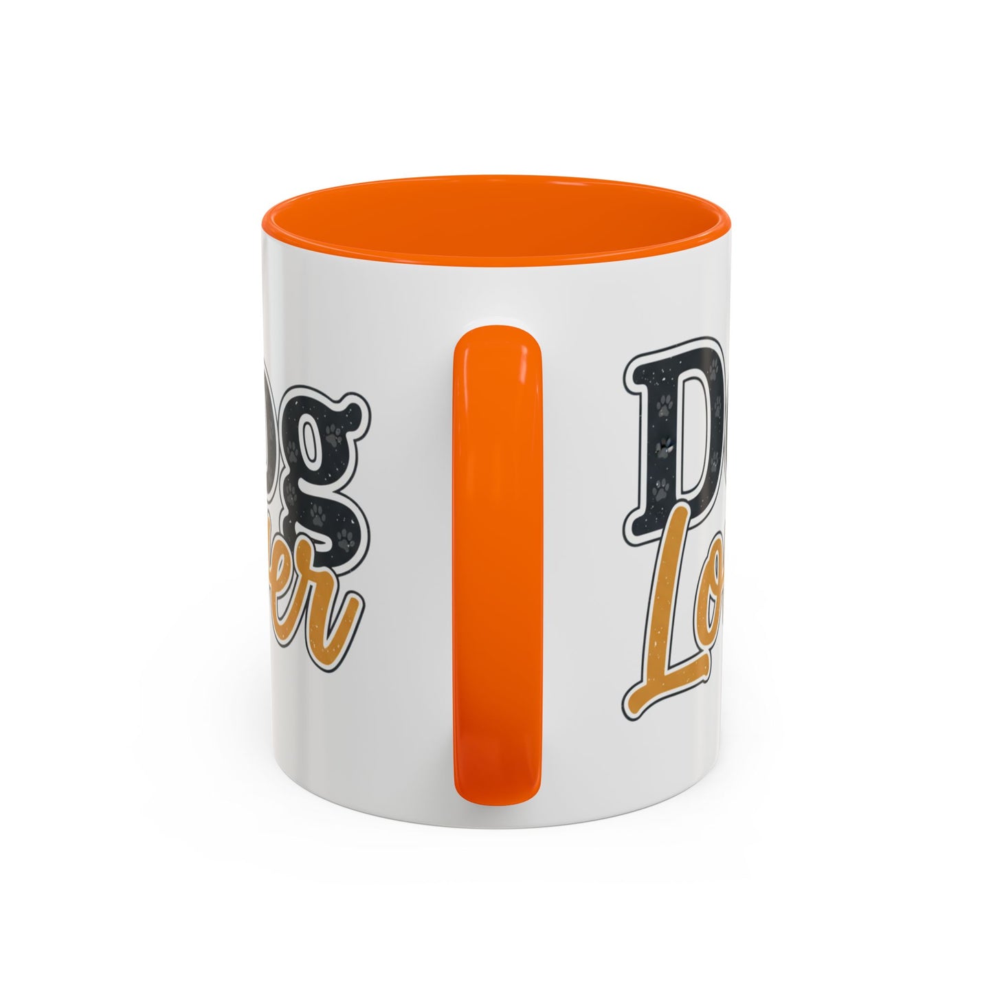 Dog Lover Accent Coffee Mug — 'Dog Lover' 11/15oz Ceramic Mug