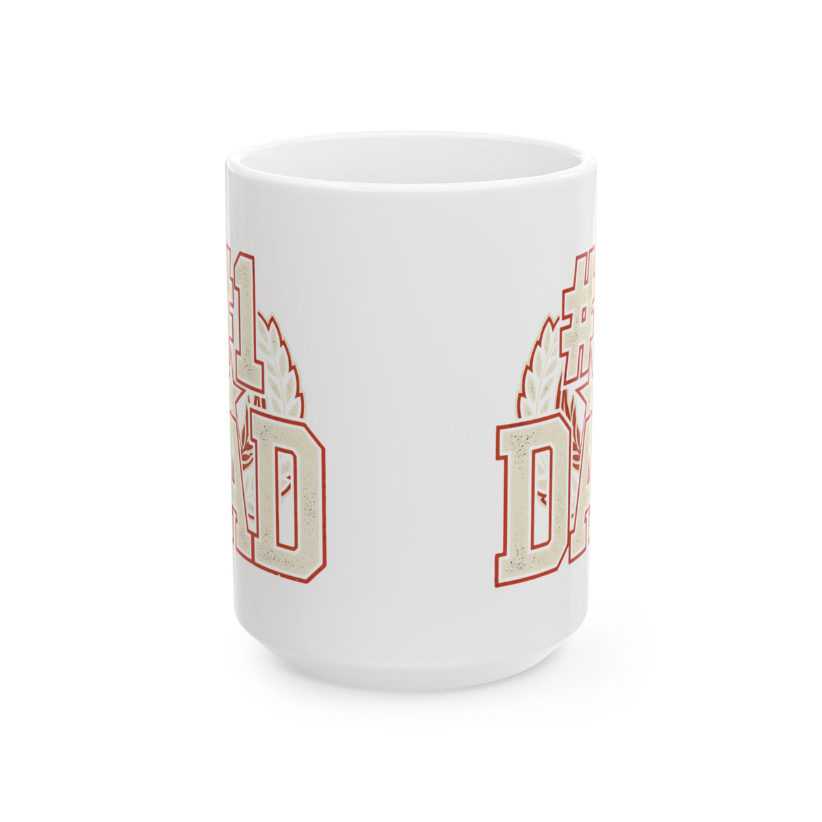 #1 Dad Mug | Vintage Athletic DAD Ceramic Mug