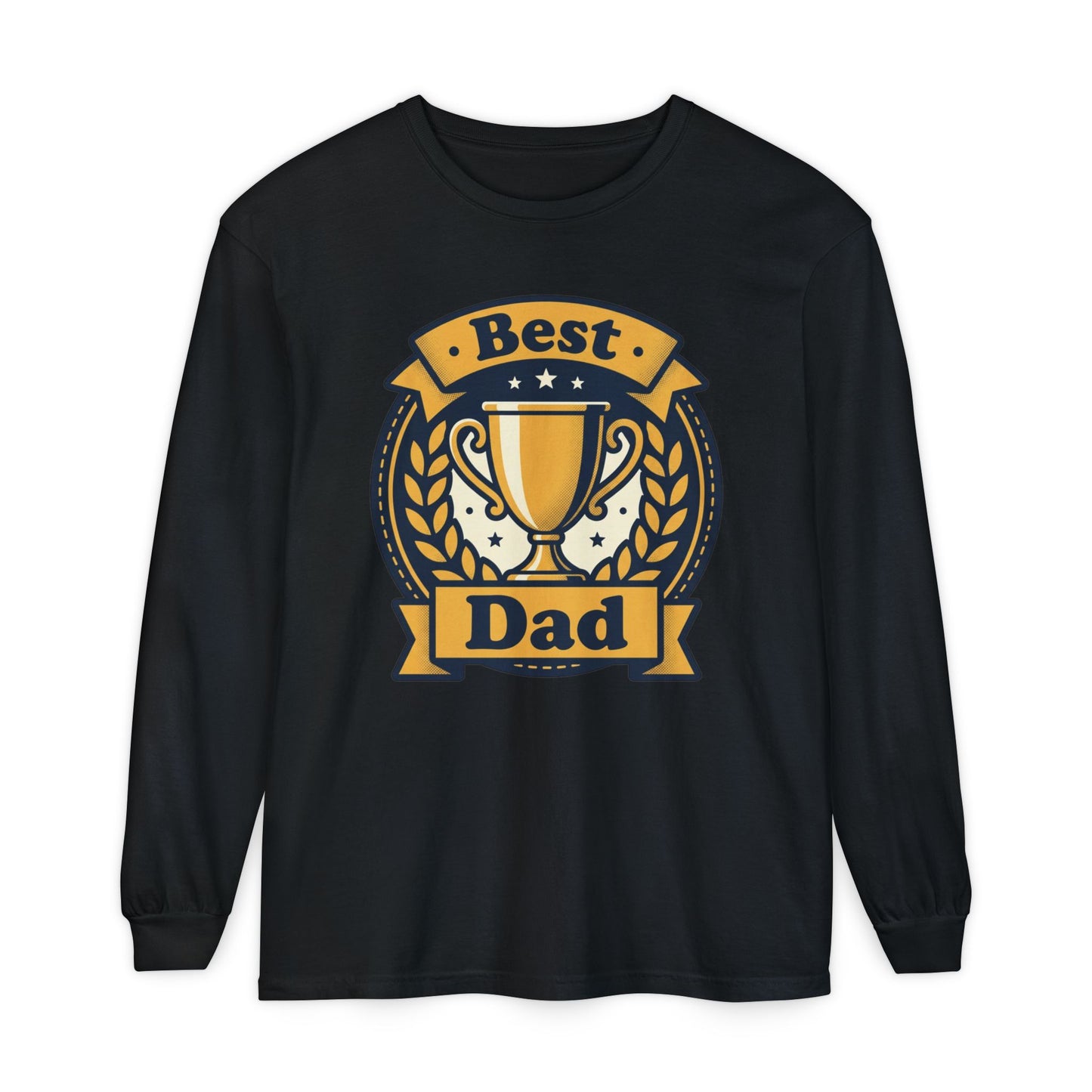 Best Dad Trophy Long Sleeve T-Shirt — Father’s Day Gift