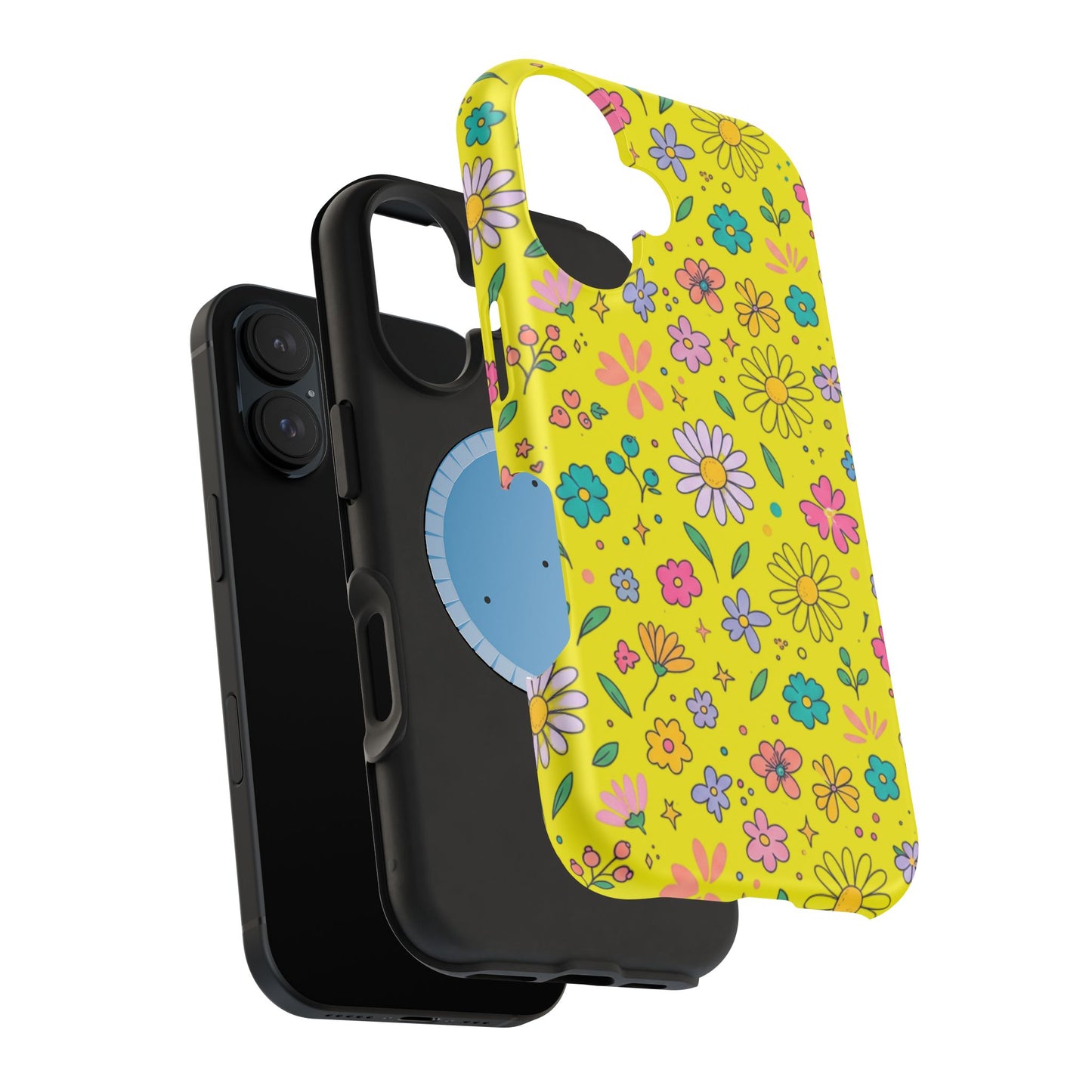 Floral Ditsy Phone Case — Magnetic Impact-Resistant Protective Cover
