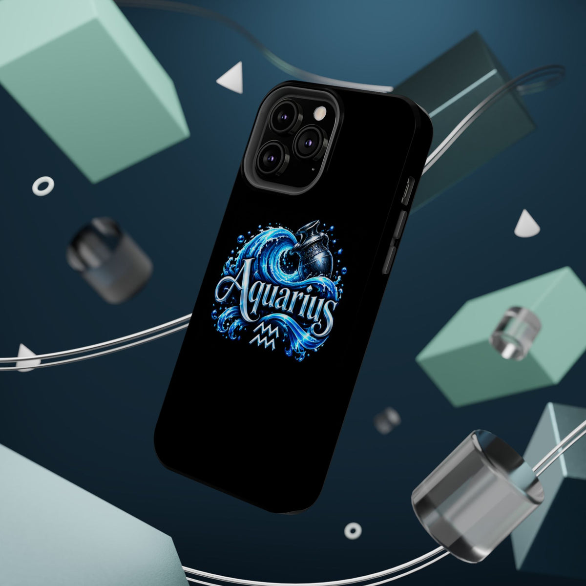 Aquarius Zodiac Magnetic Impact-Resistant Phone Case