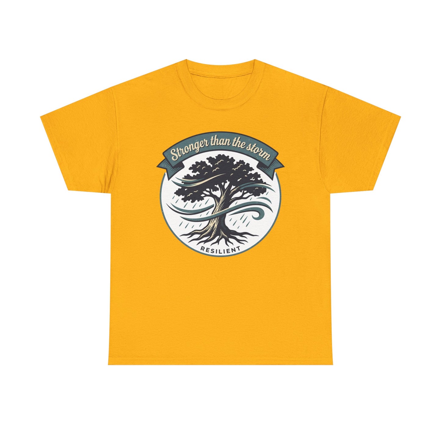 Resilient Tree T‑Shirt — "Stronger Than the Storm" Inspirational Tee