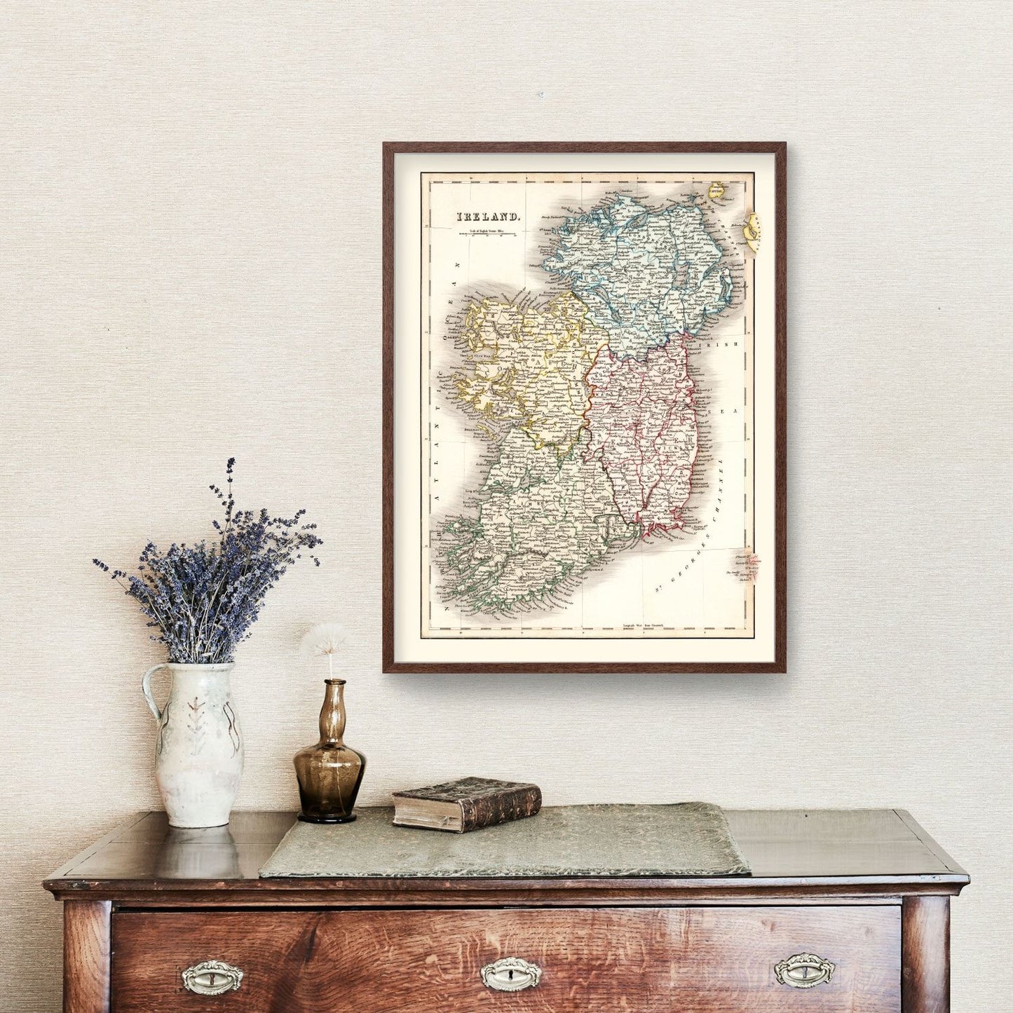 Vintage Map of Ireland 1832