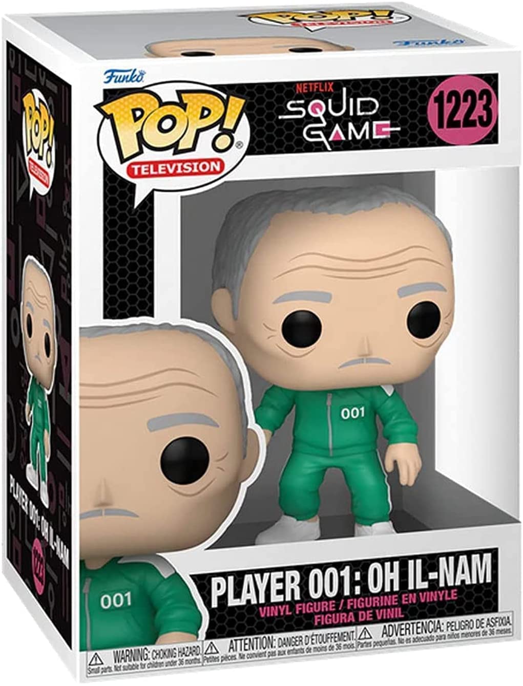 Funko POP! Squid Game Player 001 Oh Il-Nam Vinyl Figure #1223