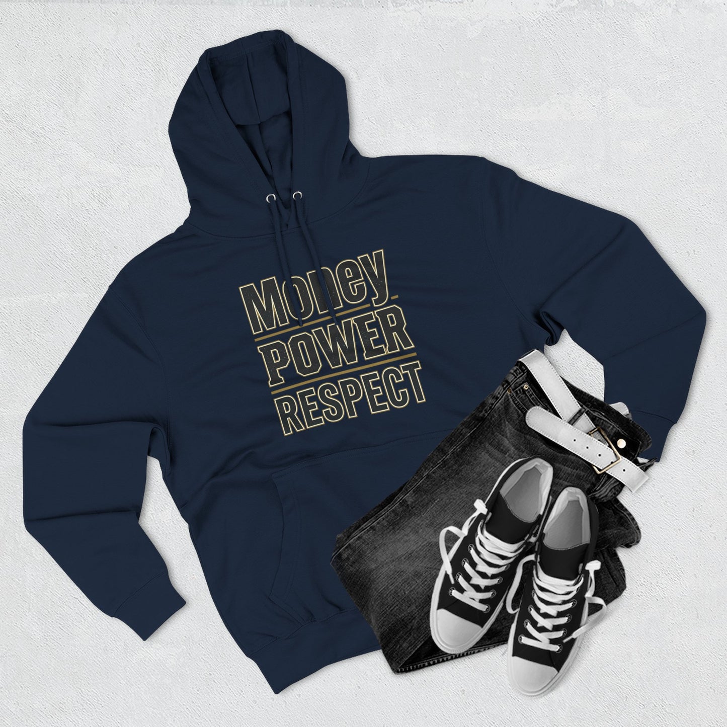 Money • Power • Respect Hoodie – Bold Graphic Fleece Pullover