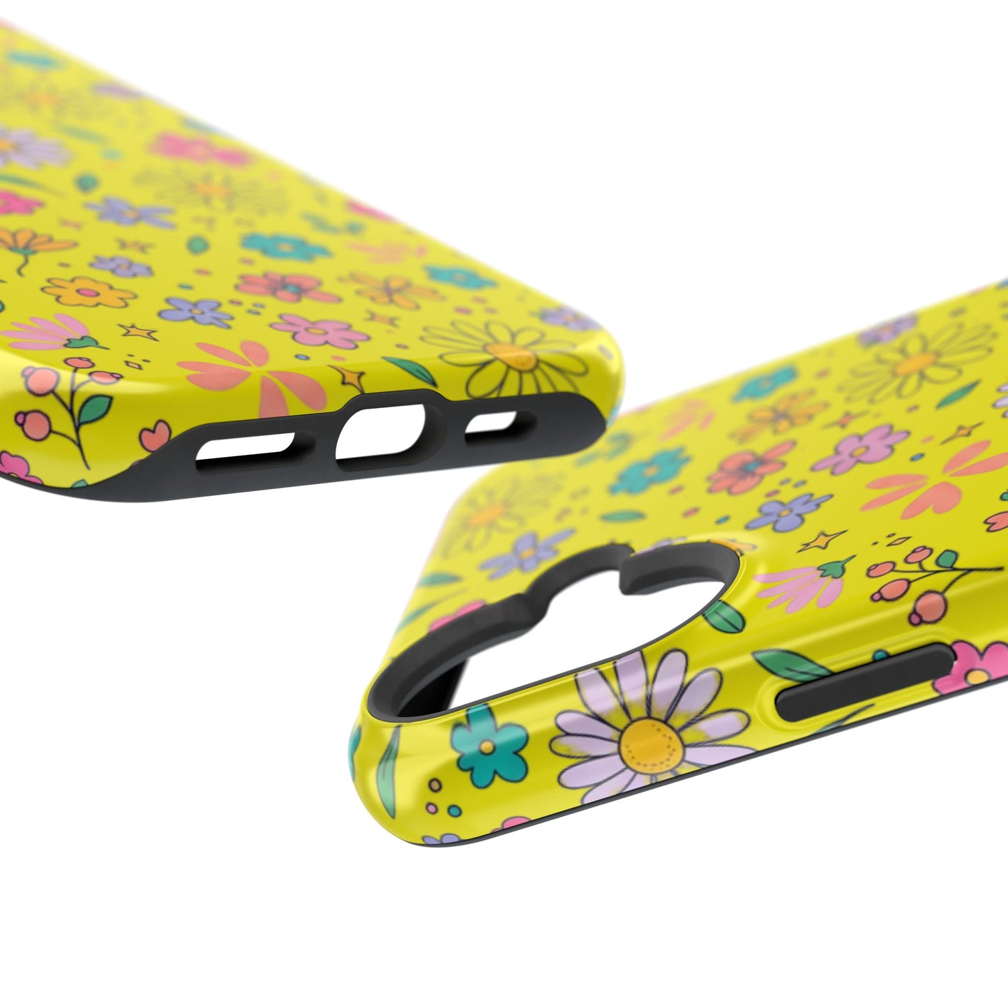 Floral Ditsy Phone Case — Magnetic Impact-Resistant Protective Cover