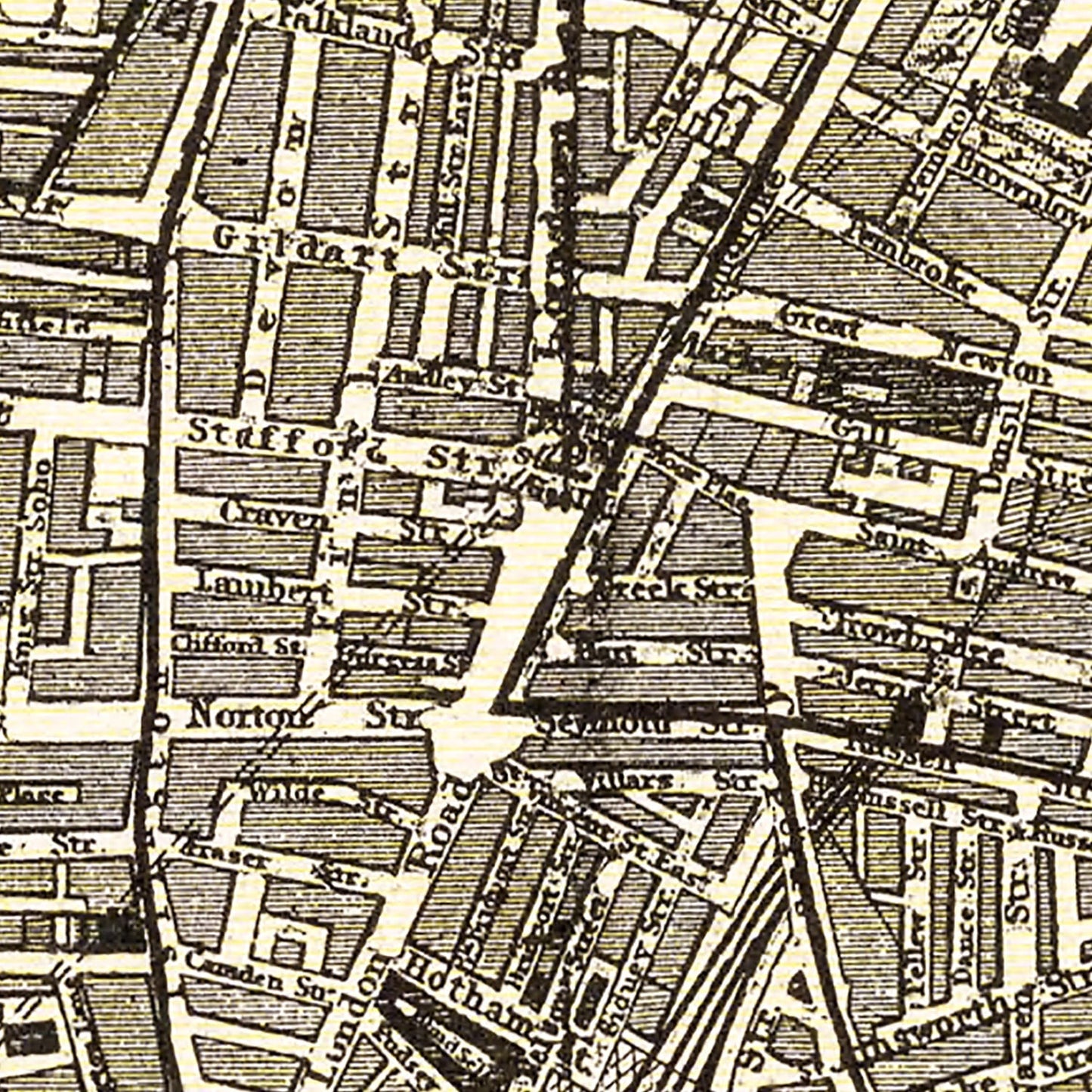 Vintage Map of Liverpool, England 1901