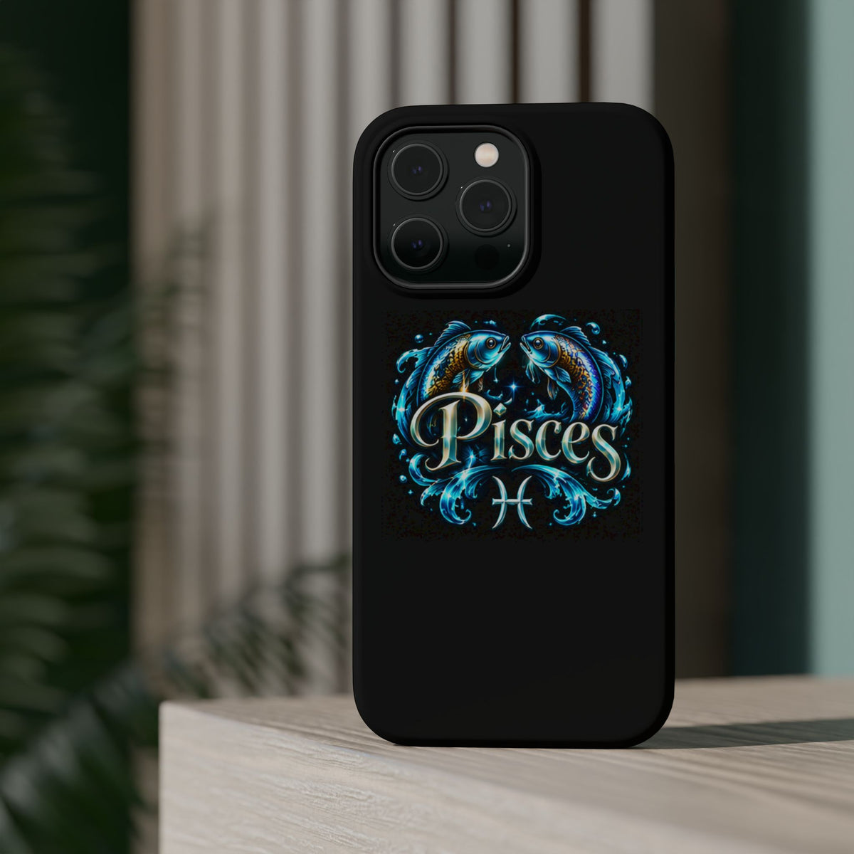 Pisces Magnetic Impact-Resistant Phone Case — Zodiac Fish Astrology Design