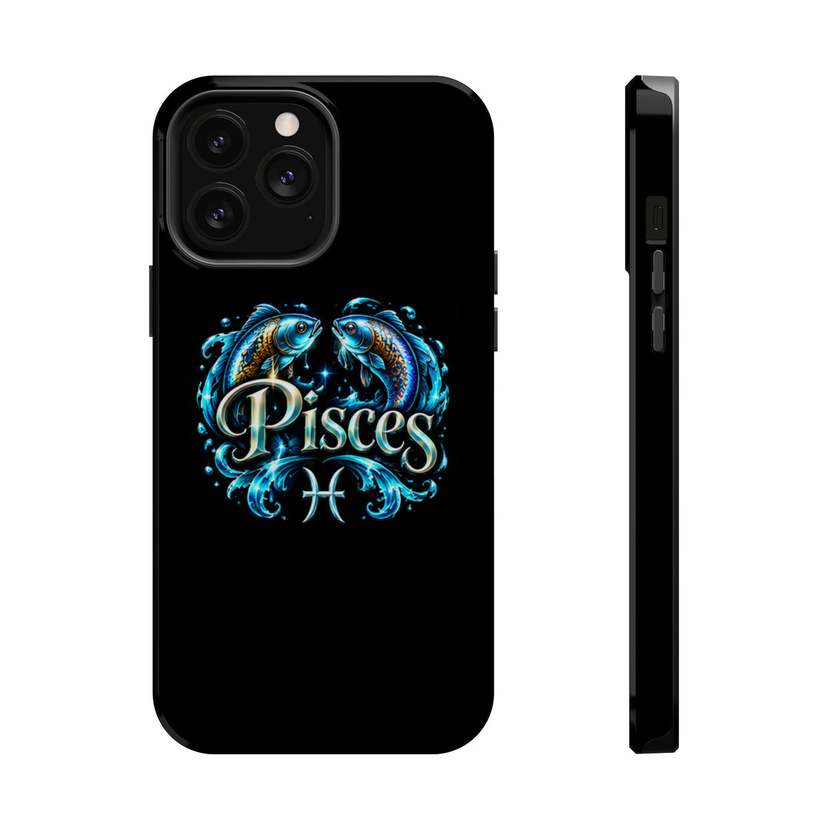 Pisces Magnetic Impact-Resistant Phone Case — Zodiac Fish Astrology Design