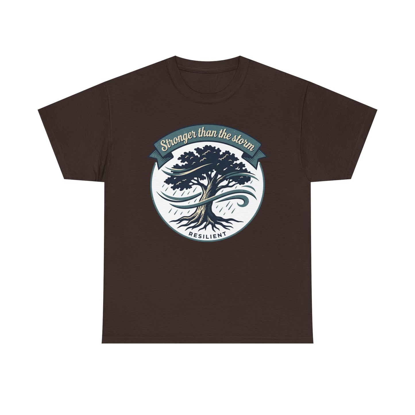 Resilient Tree T‑Shirt — "Stronger Than the Storm" Inspirational Tee