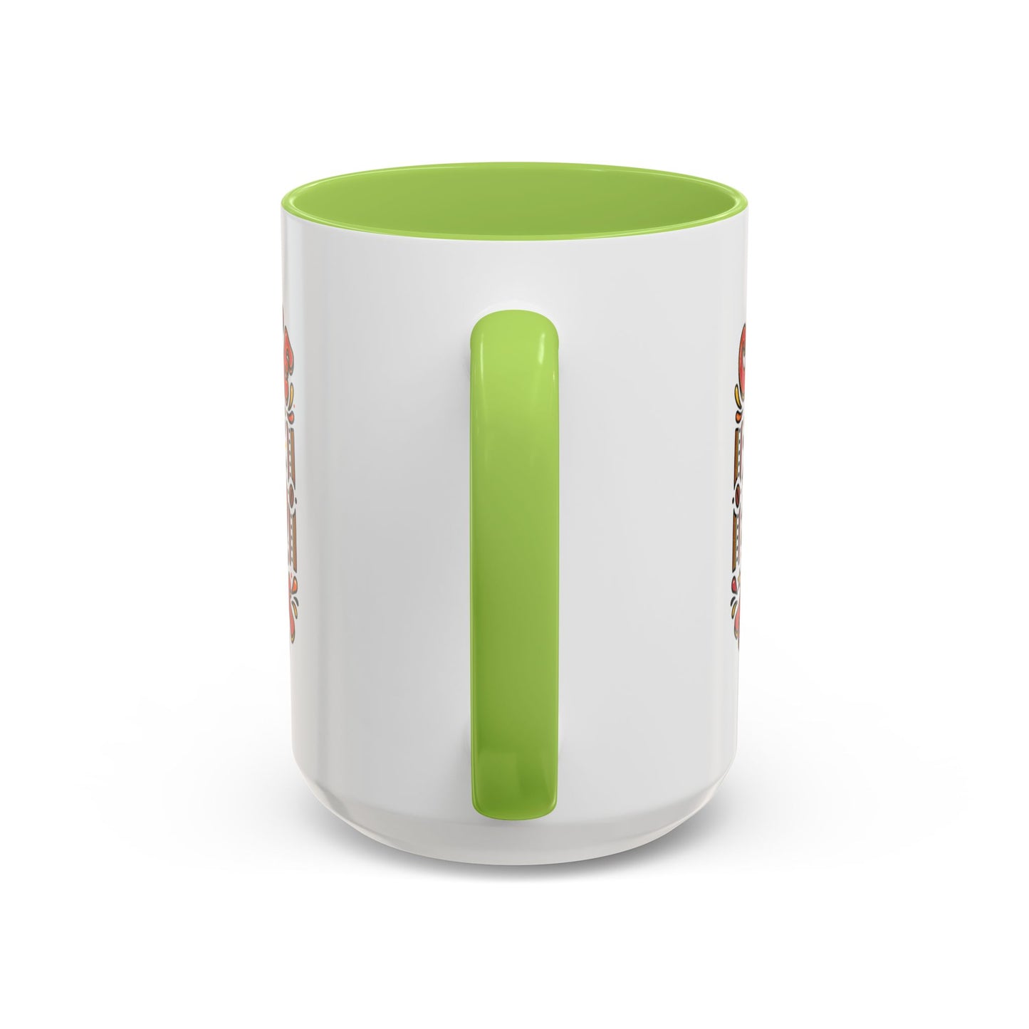 Coffee Addict Accent Mug — "Coffee Power" Retro Coffee Lover Gift (11oz/15oz)