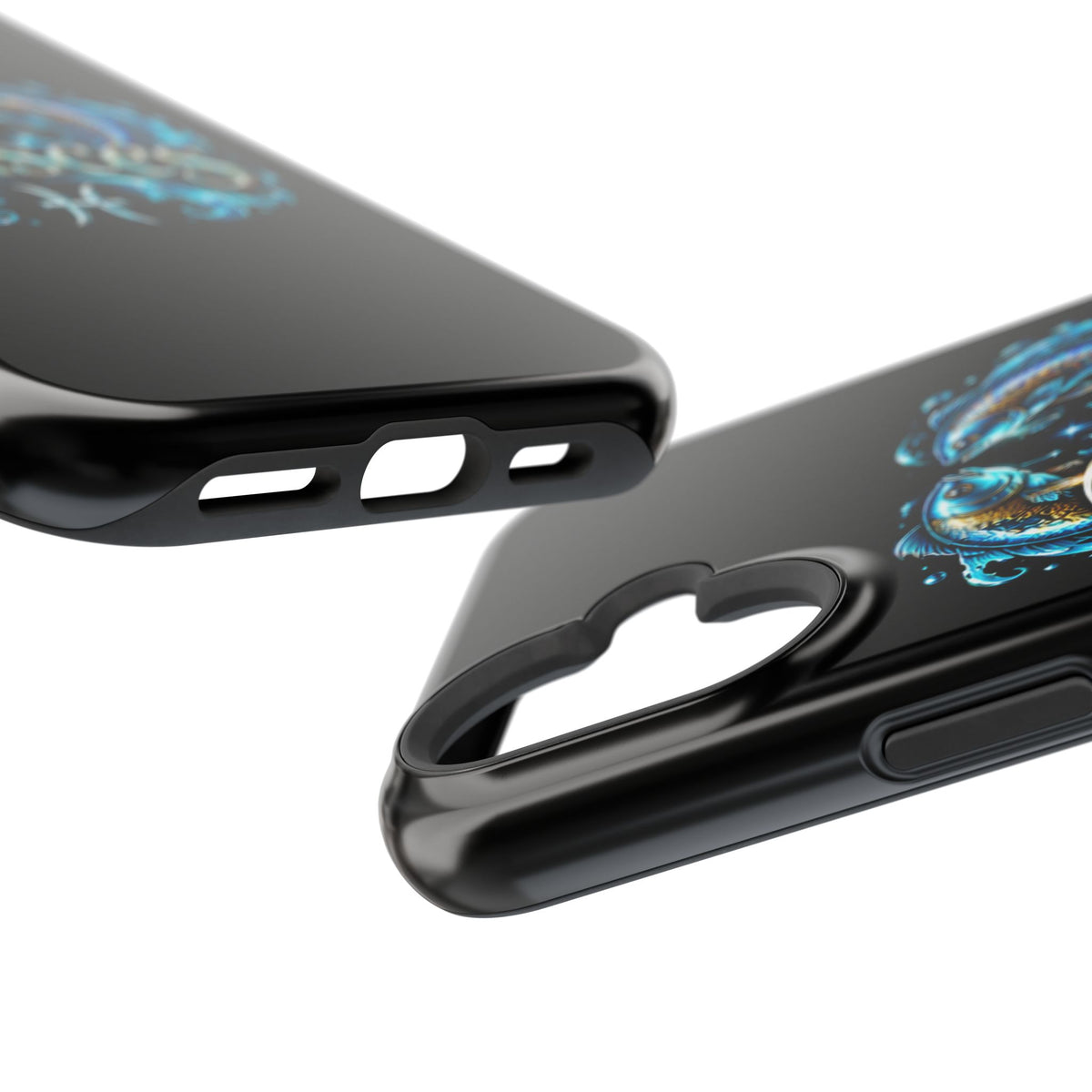 Pisces Magnetic Impact-Resistant Phone Case — Zodiac Fish Astrology Design
