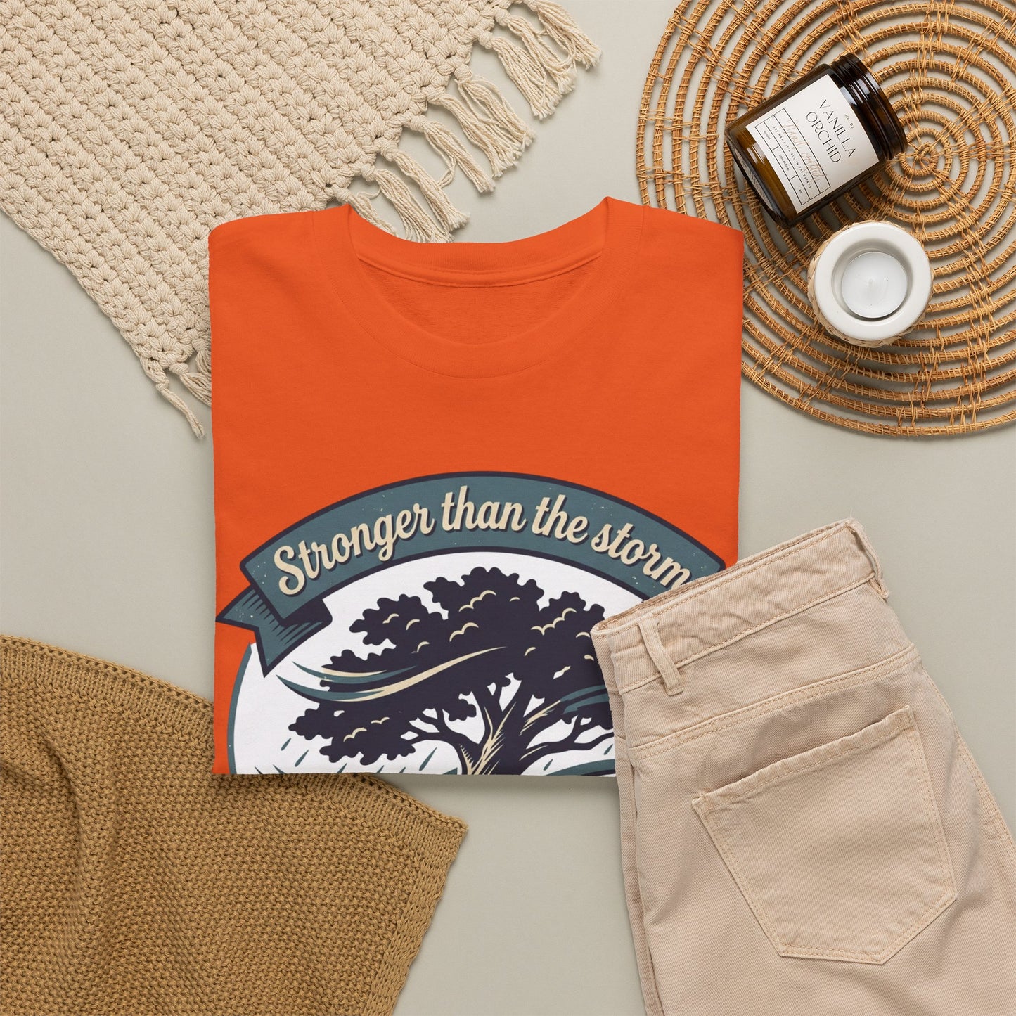 Resilient Tree T‑Shirt — "Stronger Than the Storm" Inspirational Tee