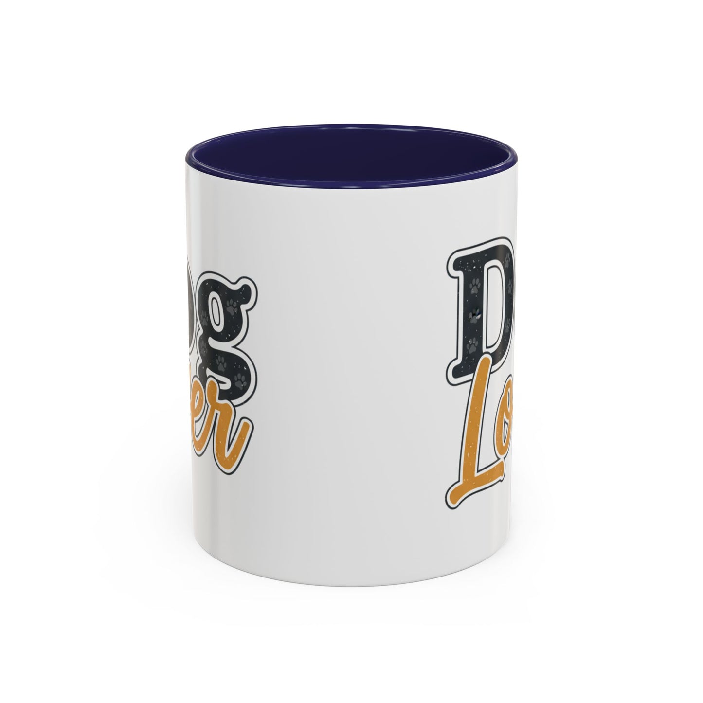 Dog Lover Accent Coffee Mug — 'Dog Lover' 11/15oz Ceramic Mug