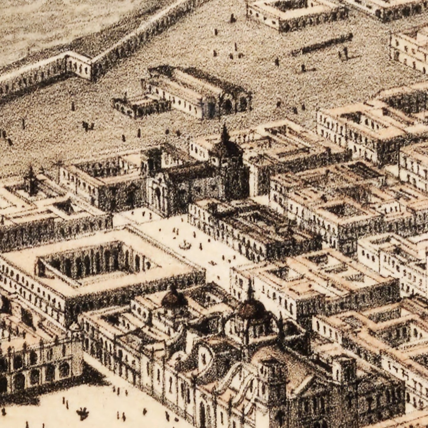 Vintage Map of Veracruz, Mexico 1862