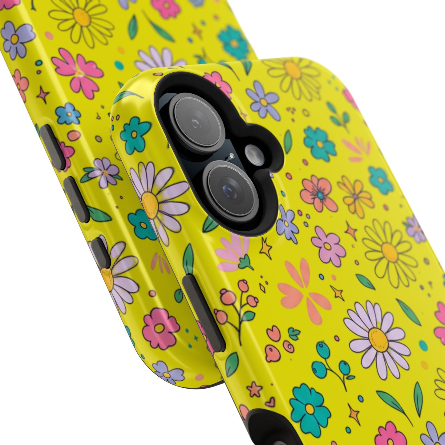 Floral Ditsy Phone Case — Magnetic Impact-Resistant Protective Cover
