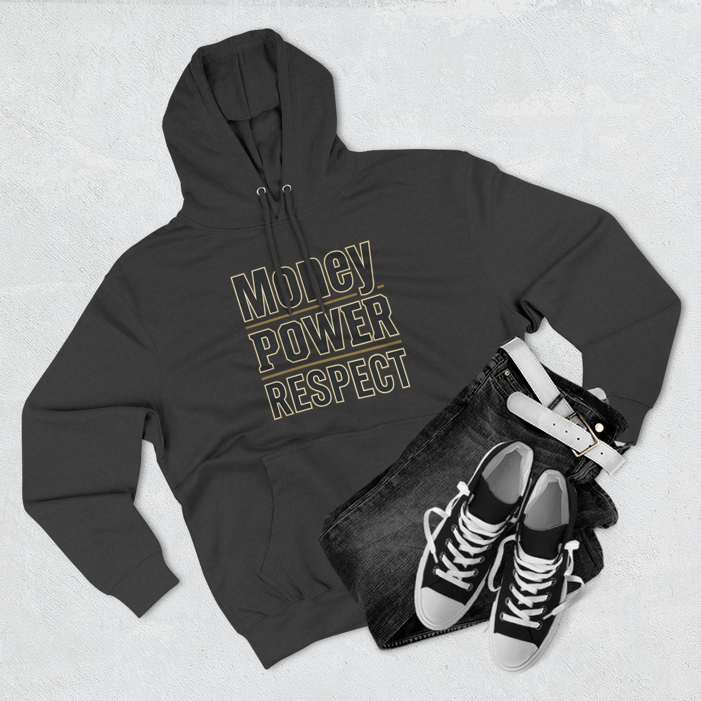 Money • Power • Respect Hoodie – Bold Graphic Fleece Pullover