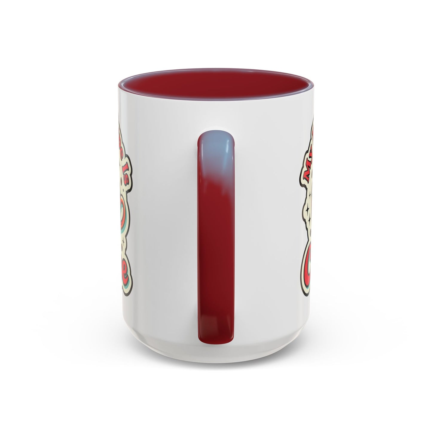 Coffee Mug - "My Blood Type Is Coffee" Accent Ceramic Mug (11oz & 15oz)