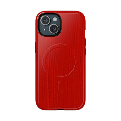 Red Magnetic Phone Case | Tough Magnetic Case, MagSafe Compatible