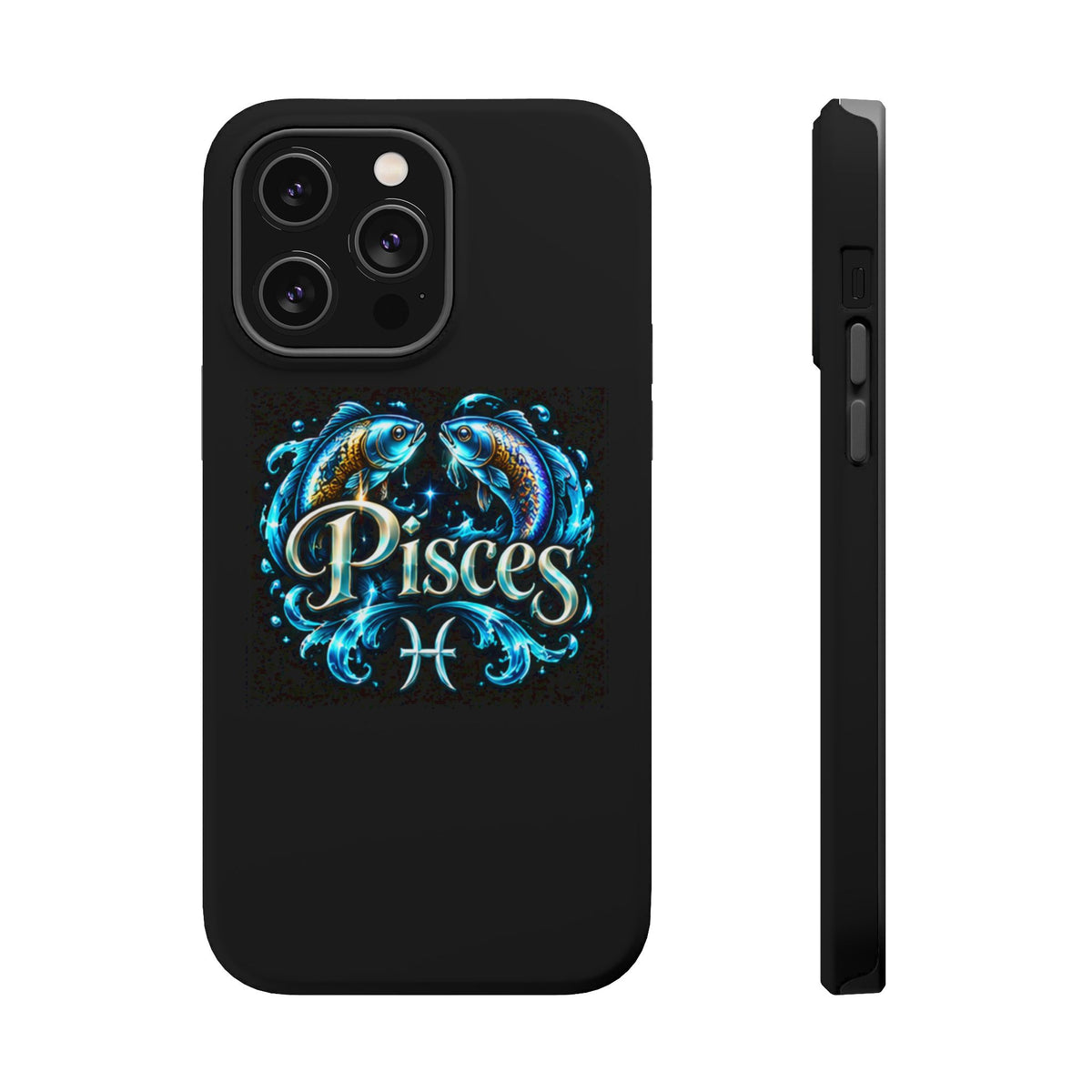 Pisces Magnetic Impact-Resistant Phone Case — Zodiac Fish Astrology Design