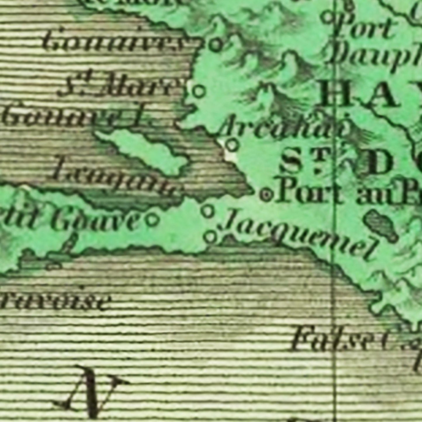 Vintage Map of West Indies 1831