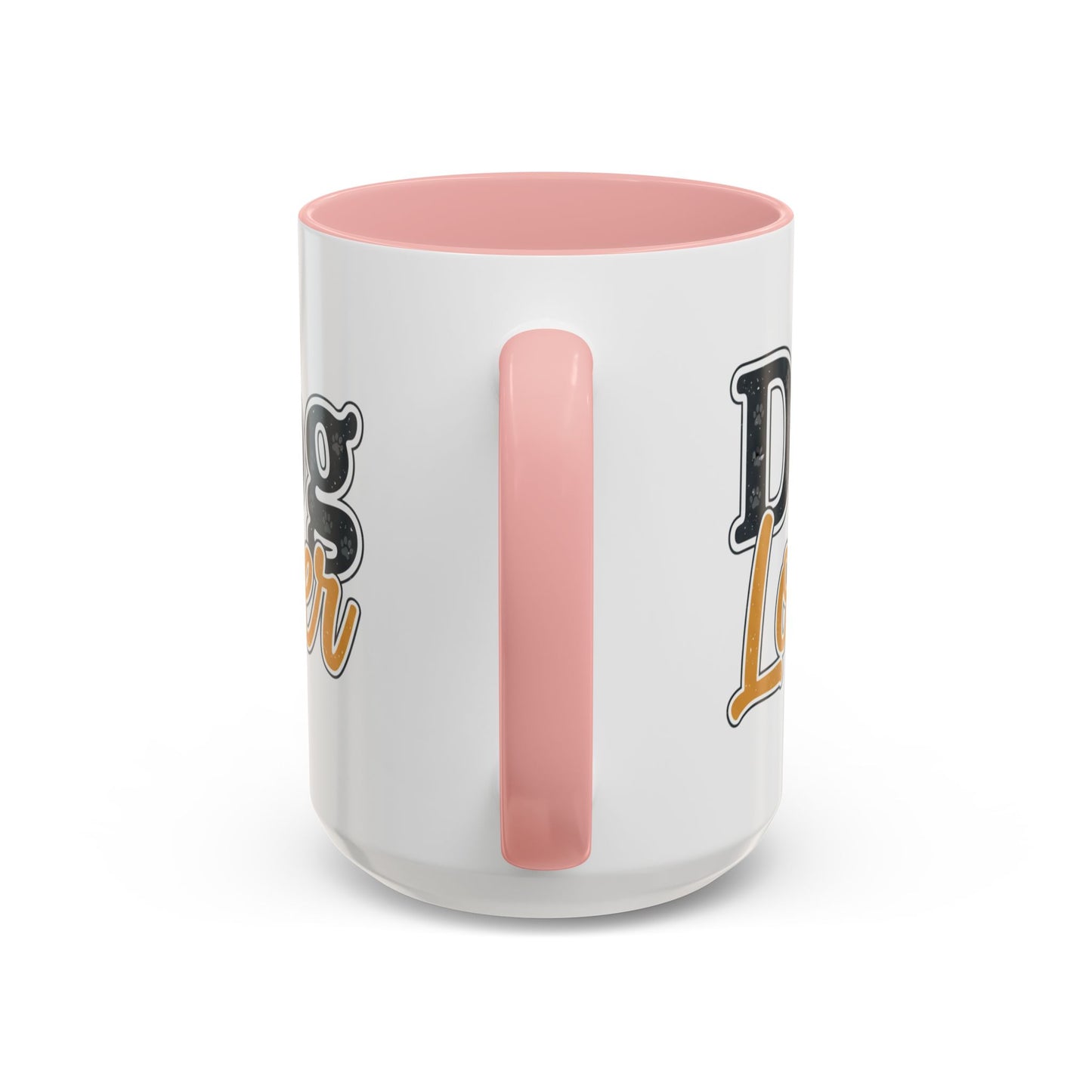 Dog Lover Accent Coffee Mug — 'Dog Lover' 11/15oz Ceramic Mug