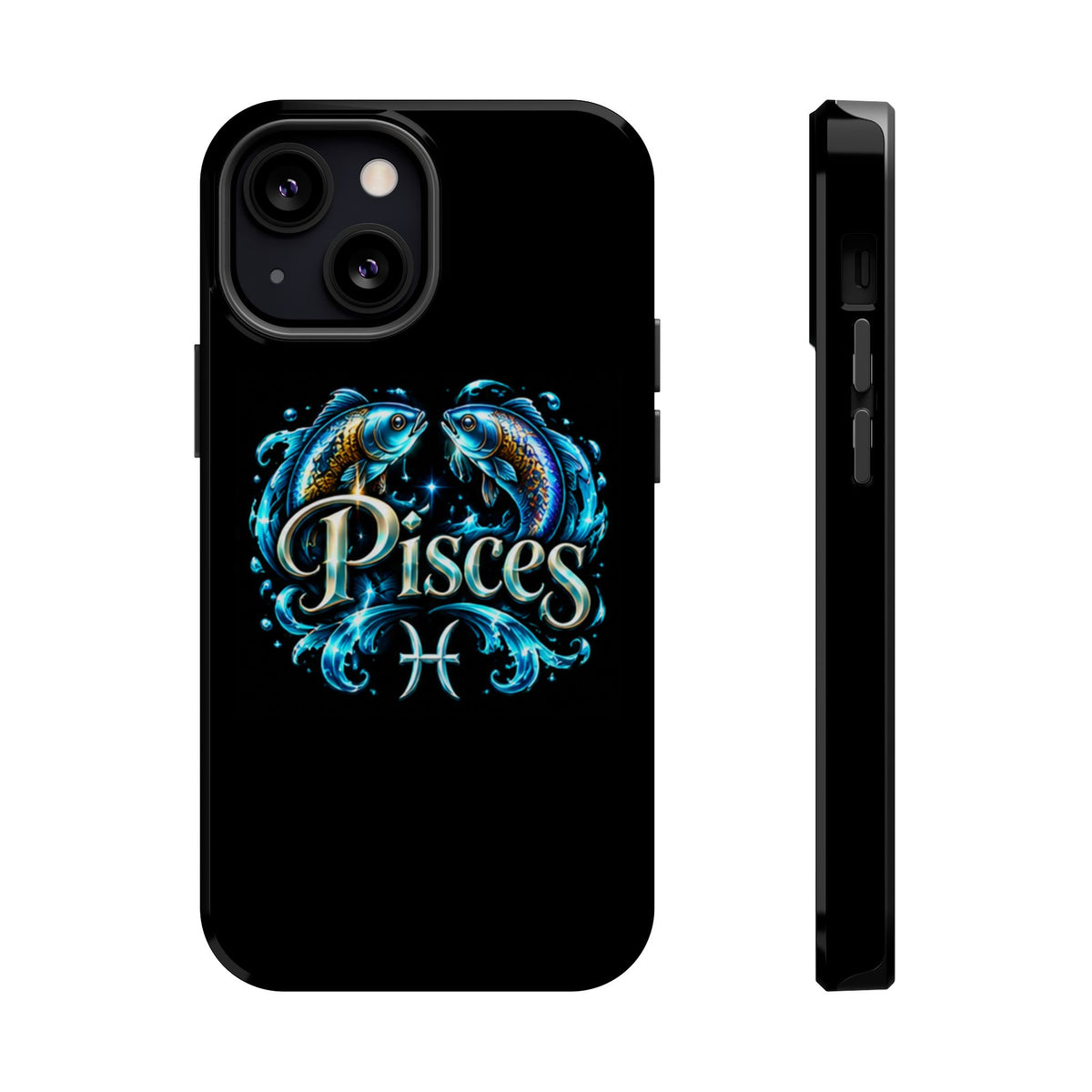 Pisces Magnetic Impact-Resistant Phone Case — Zodiac Fish Astrology Design