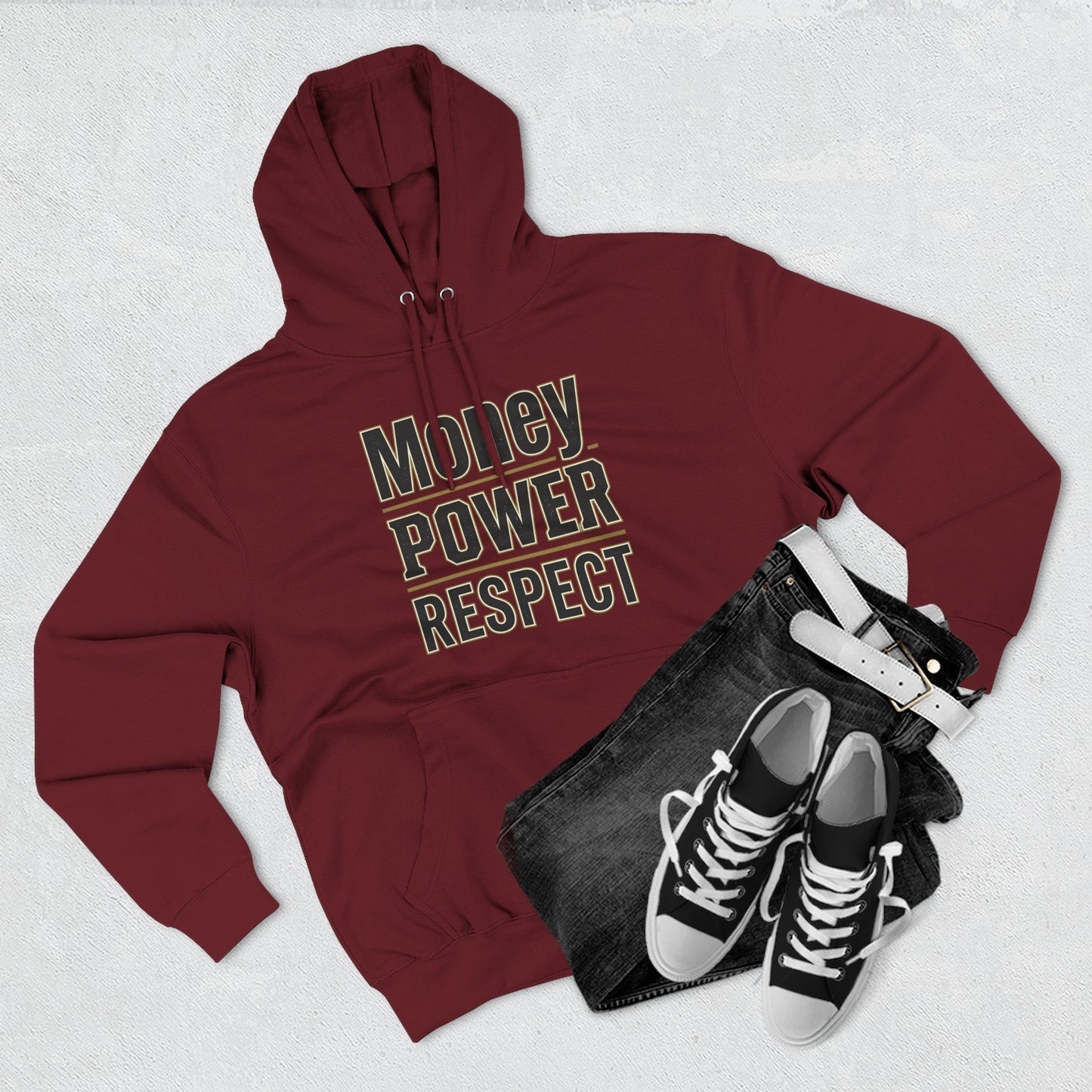 Money • Power • Respect Hoodie – Bold Graphic Fleece Pullover