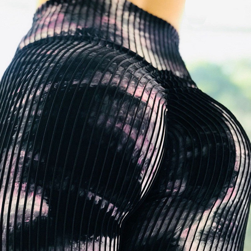 Printed High-Waist Leggings – Stretchy & Stylish Workout Wear
