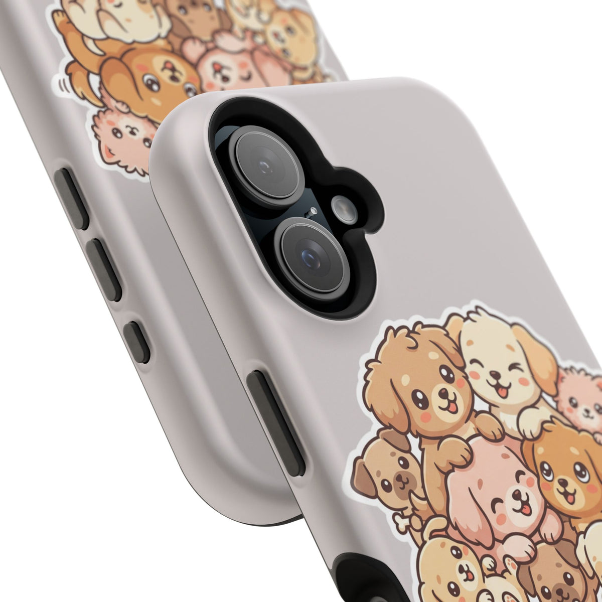 Cute Puppy Pile Magnetic Impact-Resistant Phone Case