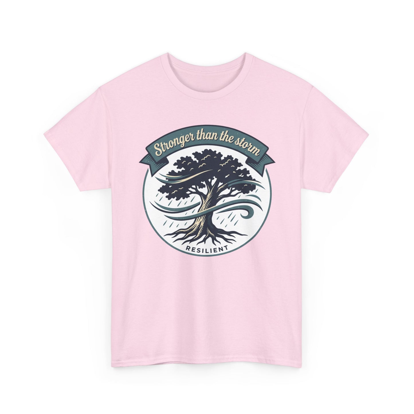 Resilient Tree T‑Shirt — "Stronger Than the Storm" Inspirational Tee