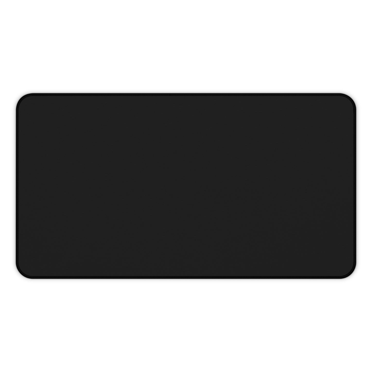 Solid Black Desk Mat | Large Mouse Pad, Waterproof Surface