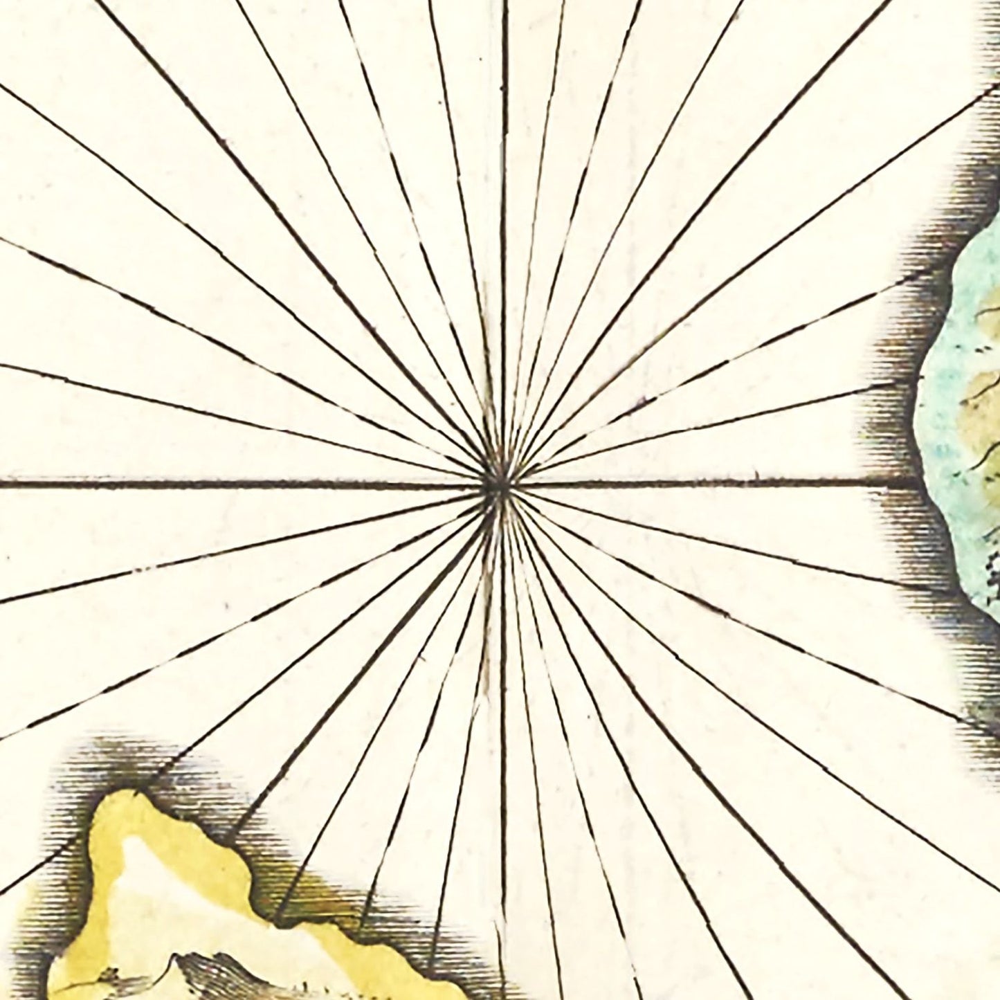 Vintage Map of Western Isles of Scotland 1665