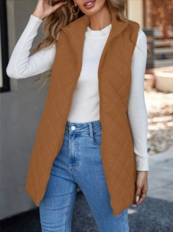 Women’s Cotton Jacket – Solid Color Lightweight Casual Outerwear