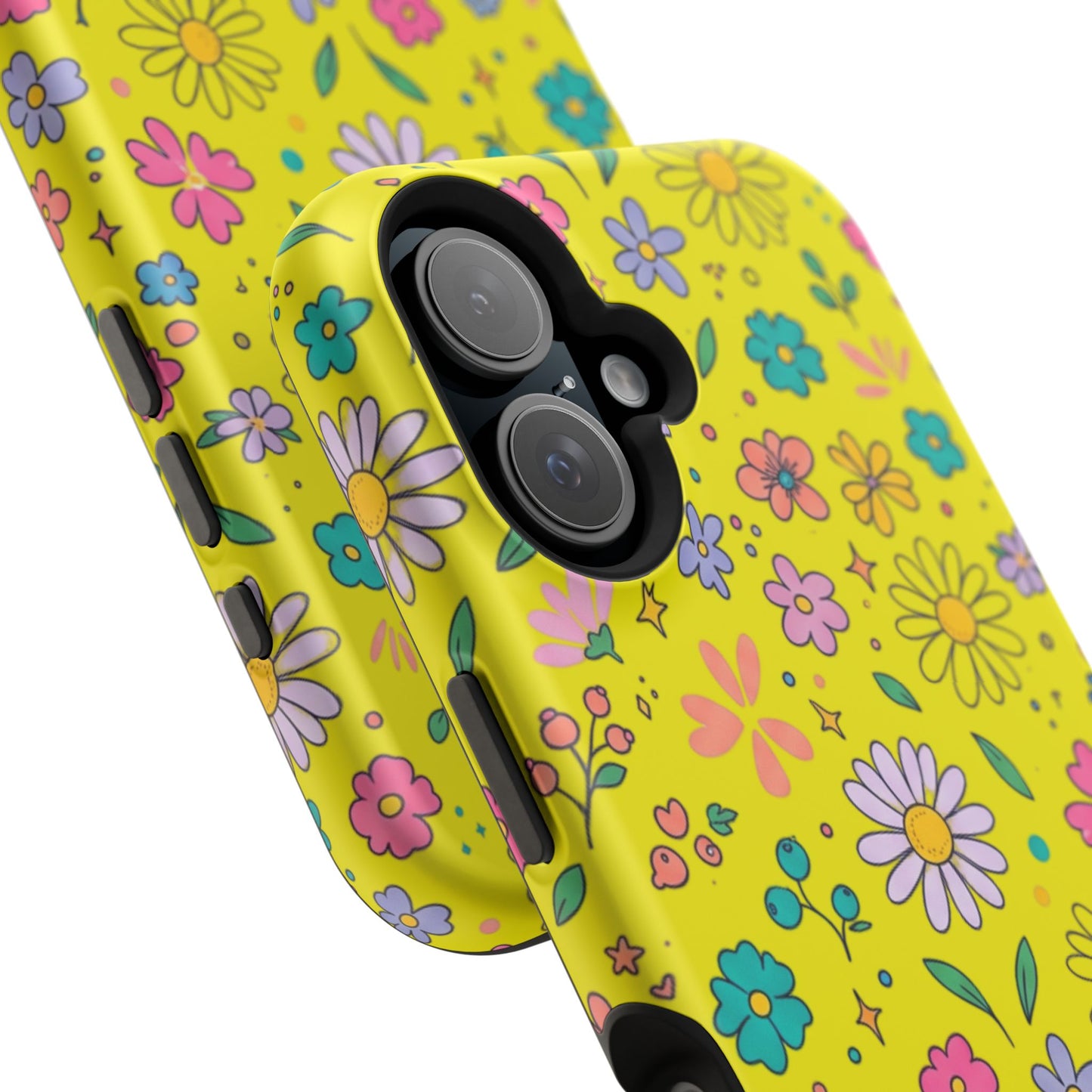 Floral Ditsy Phone Case — Magnetic Impact-Resistant Protective Cover