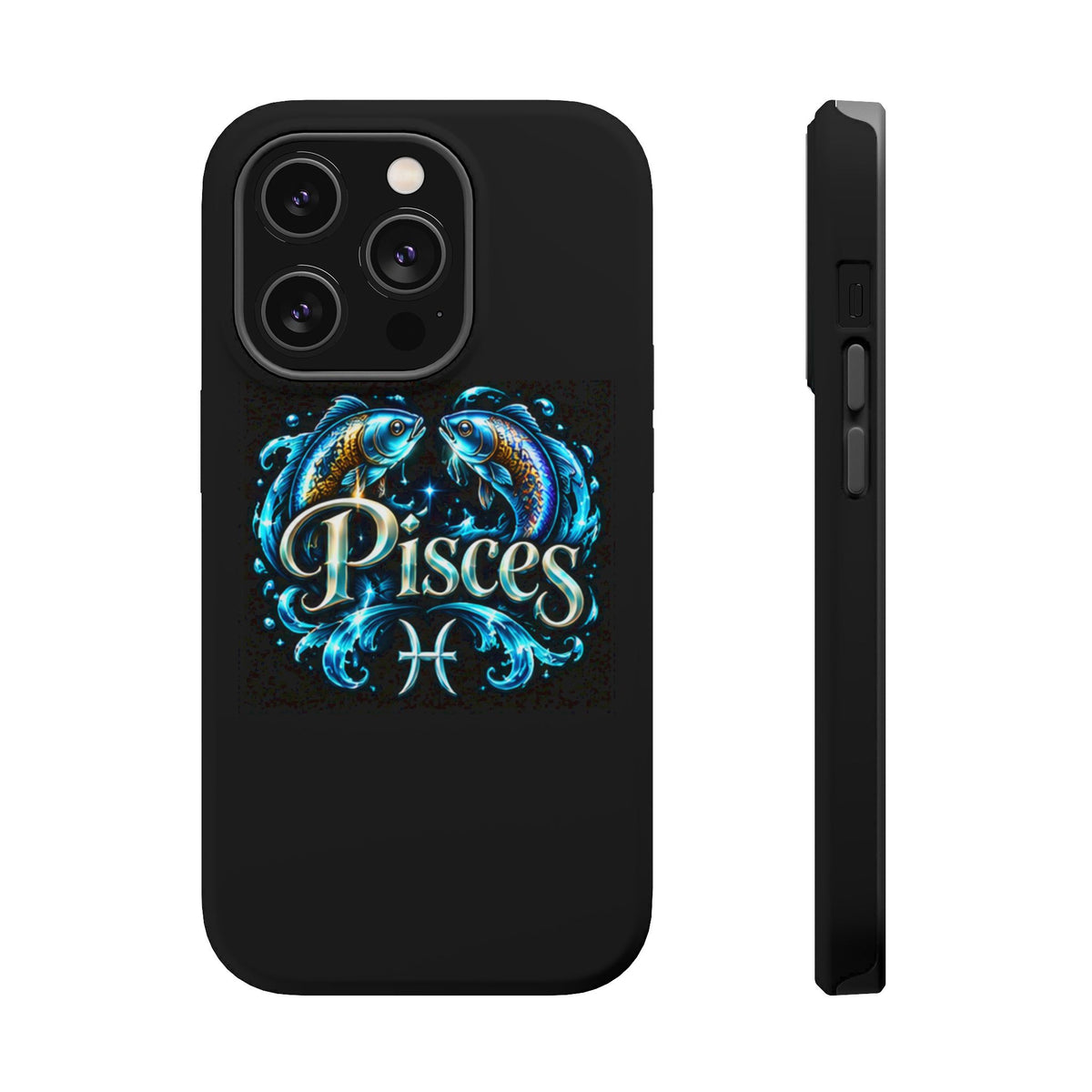 Pisces Magnetic Impact-Resistant Phone Case — Zodiac Fish Astrology Design