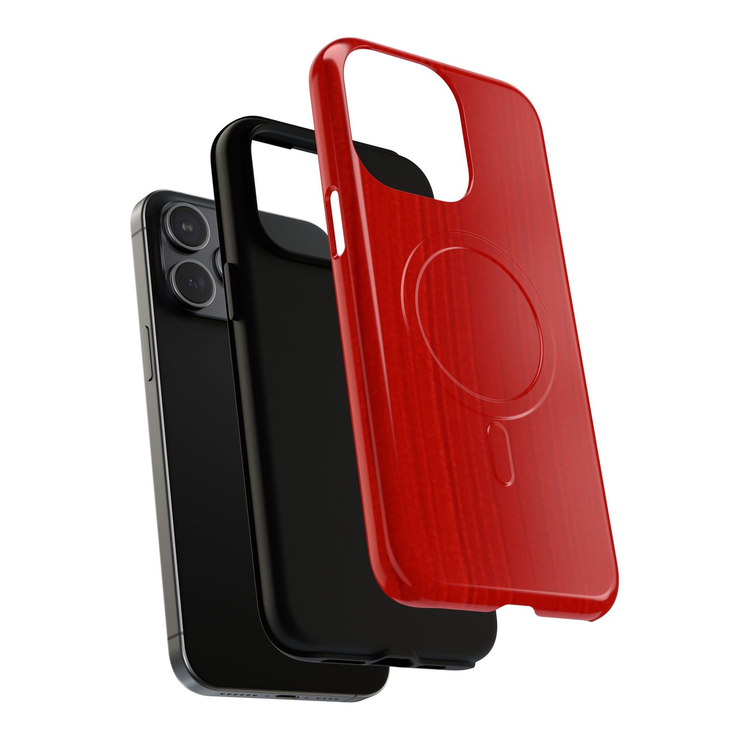 Red Magnetic Phone Case | Tough Magnetic Case, MagSafe Compatible