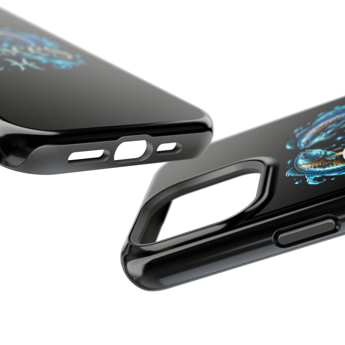 Pisces Magnetic Impact-Resistant Phone Case — Zodiac Fish Astrology Design