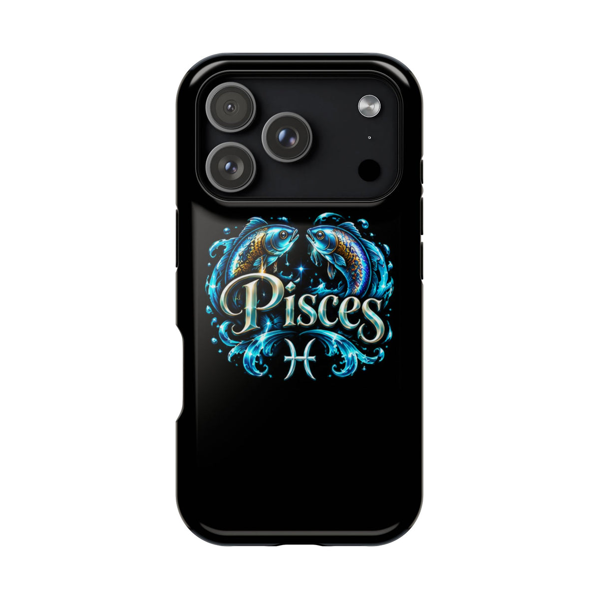 Pisces Magnetic Impact-Resistant Phone Case — Zodiac Fish Astrology Design