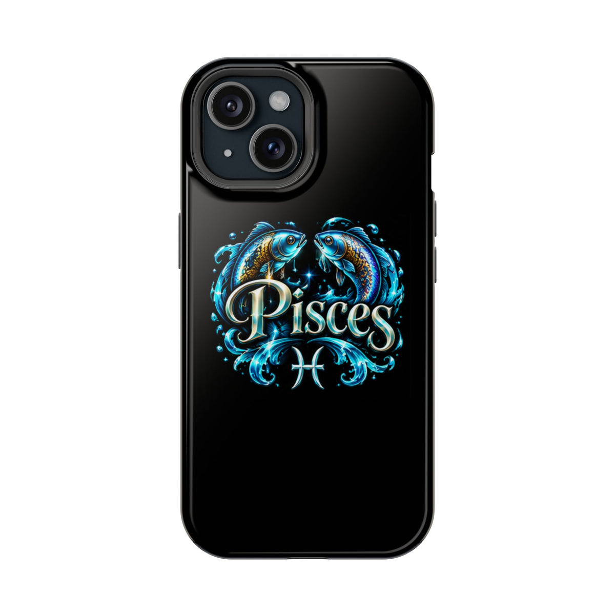 Pisces Magnetic Impact-Resistant Phone Case — Zodiac Fish Astrology Design